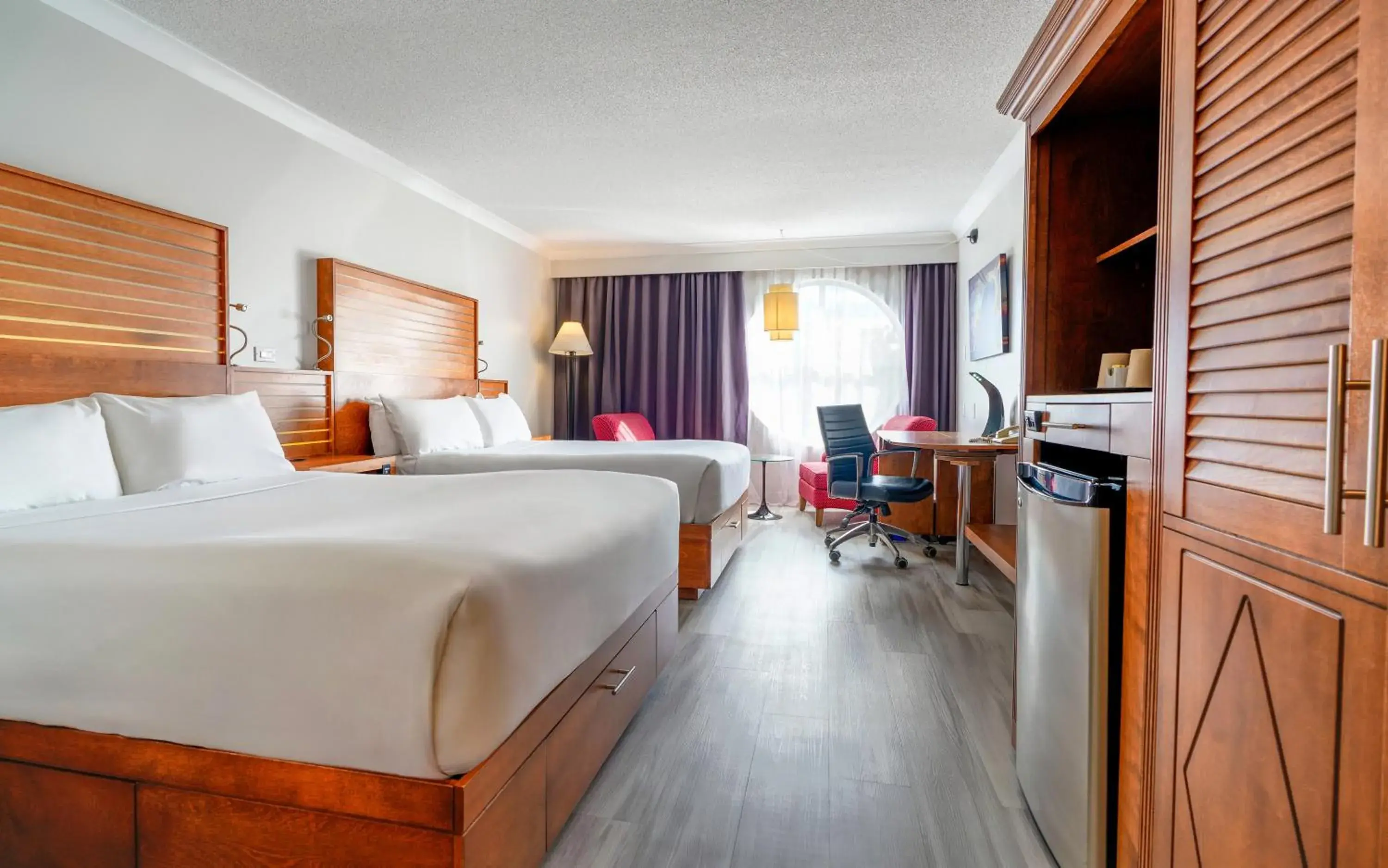 Double Room with Two Double Beds - Disability Access in Hôtel Lindbergh par JARO Double Room with Two Double Beds - Disability Access in Hôtel Lindbergh par JARO