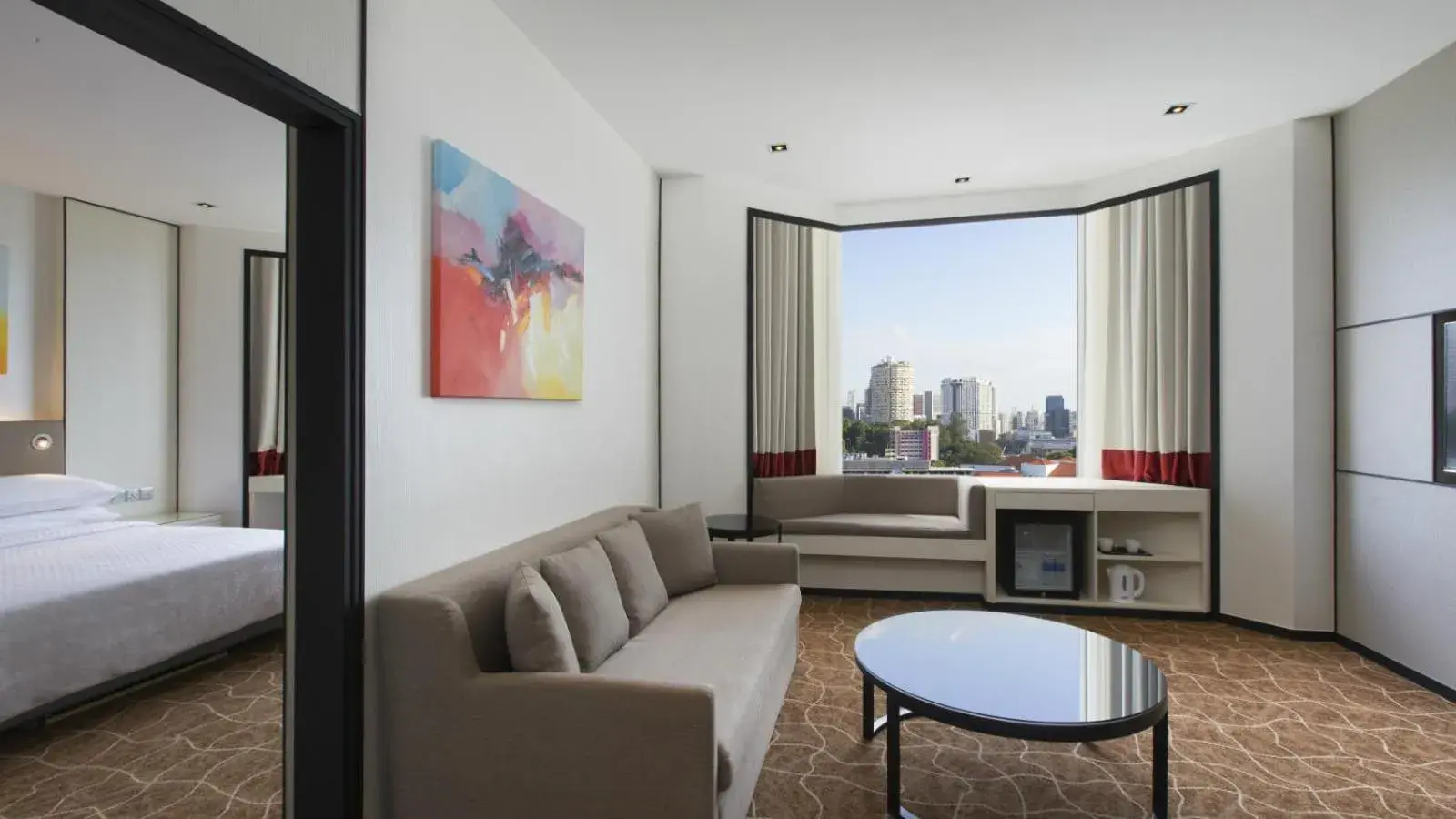 1 Bedroom Suite, 1 King, City view in Four Points by Sheraton Singapore, Riverview 1 Bedroom Suite, 1 King, City view in Four Points by Sheraton Singapore, Riverview