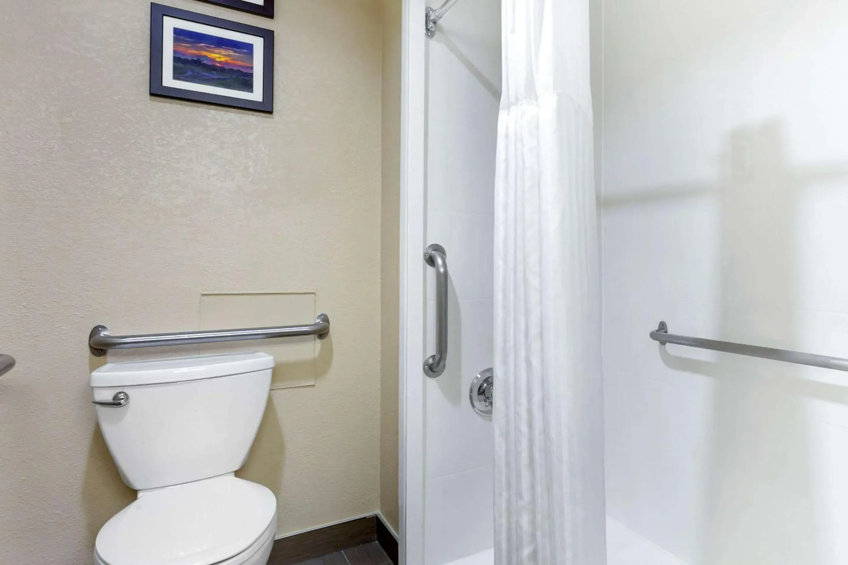 Queen Room with Roll-In Shower - Accessible/Non-Smoking in Comfort Inn Hoffman Estates - Schaumburg Queen Room with Roll-In Shower - Accessible/Non-Smoking in Comfort Inn Hoffman Estates - Schaumburg