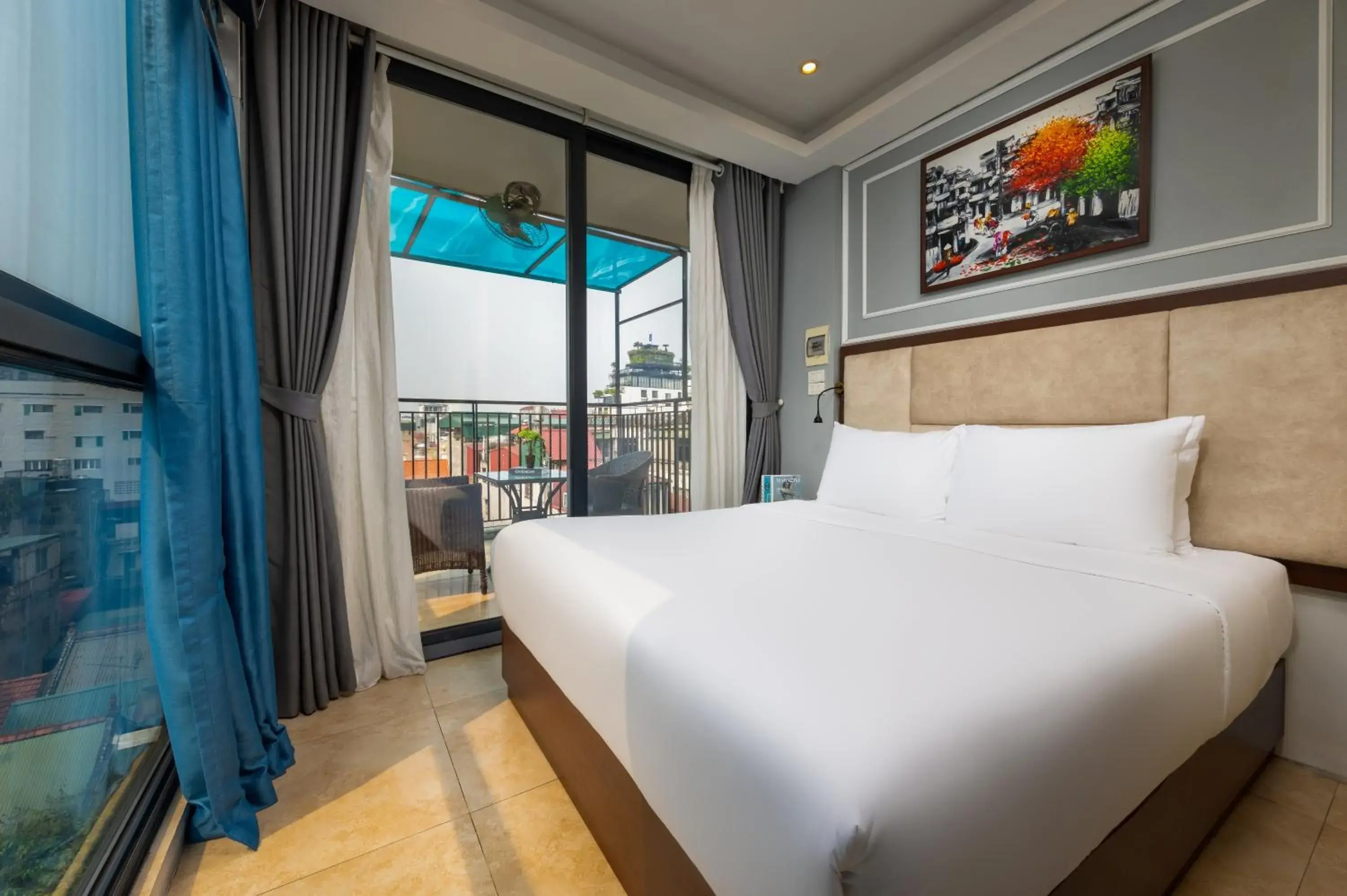 Deluxe Double Room with Balcony - single occupancy in Bella Rosa Hotel & Travel Deluxe Double Room with Balcony - single occupancy in Bella Rosa Hotel & Travel