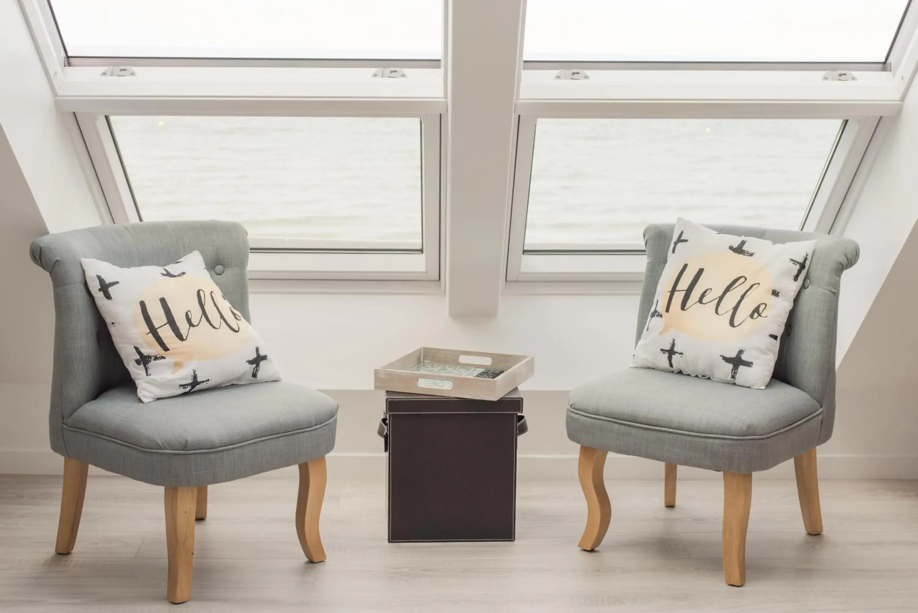 Quadruple Room with Sea View in Les Chambres d'Hôtes de la Mer Quadruple Room with Sea View in Les Chambres d'Hôtes de la Mer