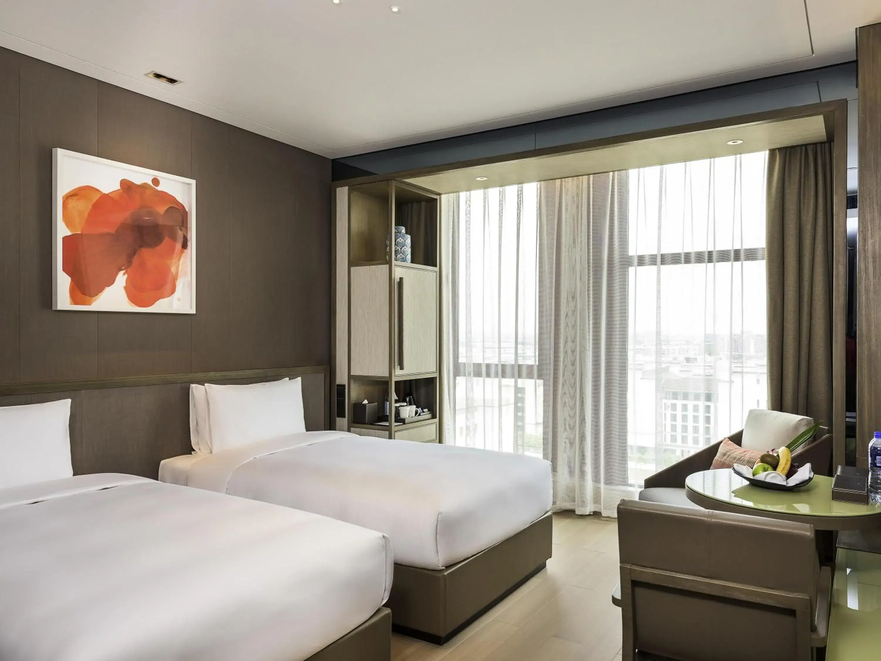 Superior Twin Room in Novotel Shanghai Clover Superior Twin Room in Novotel Shanghai Clover