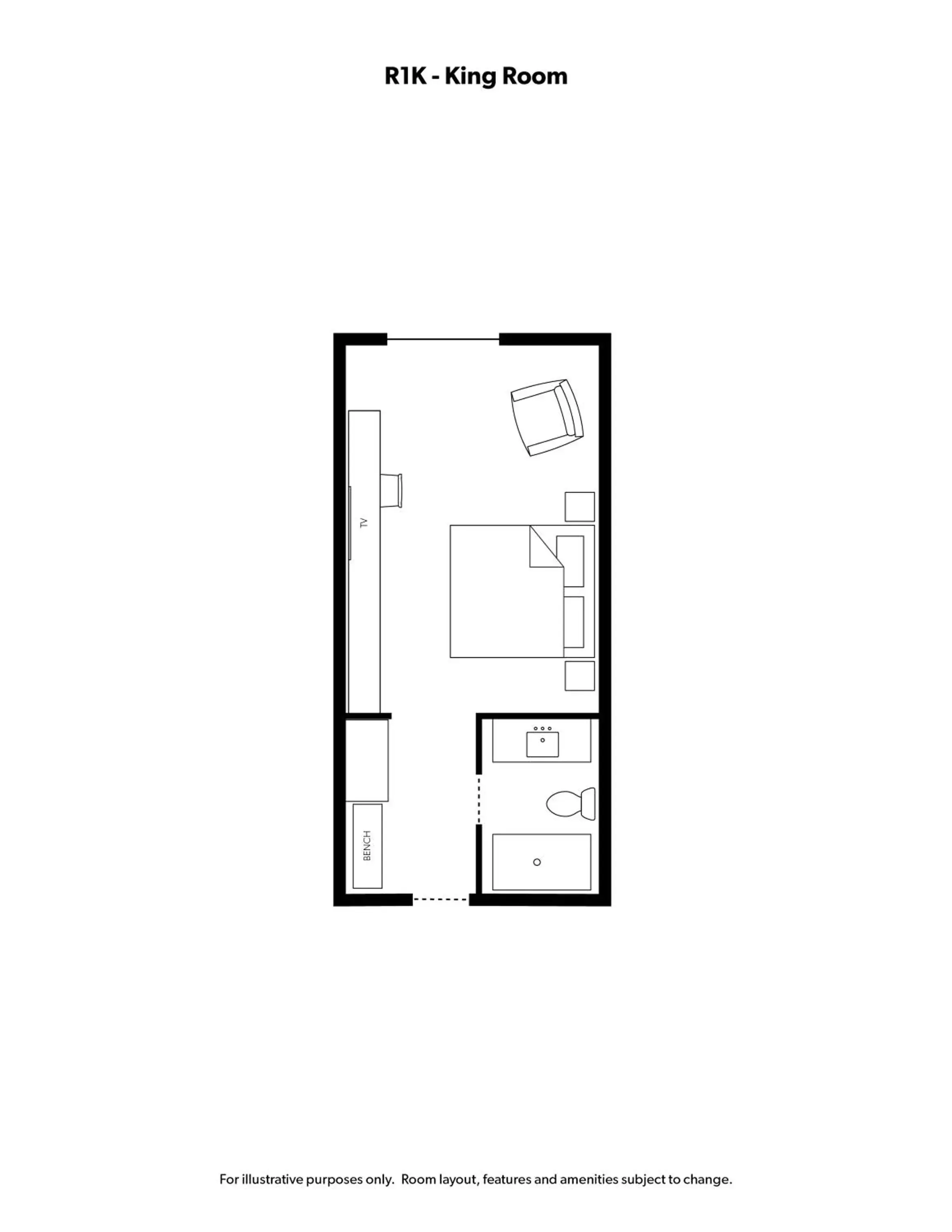 King Room in Sawmill Creek by Cedar Point Resorts King Room in Sawmill Creek by Cedar Point Resorts