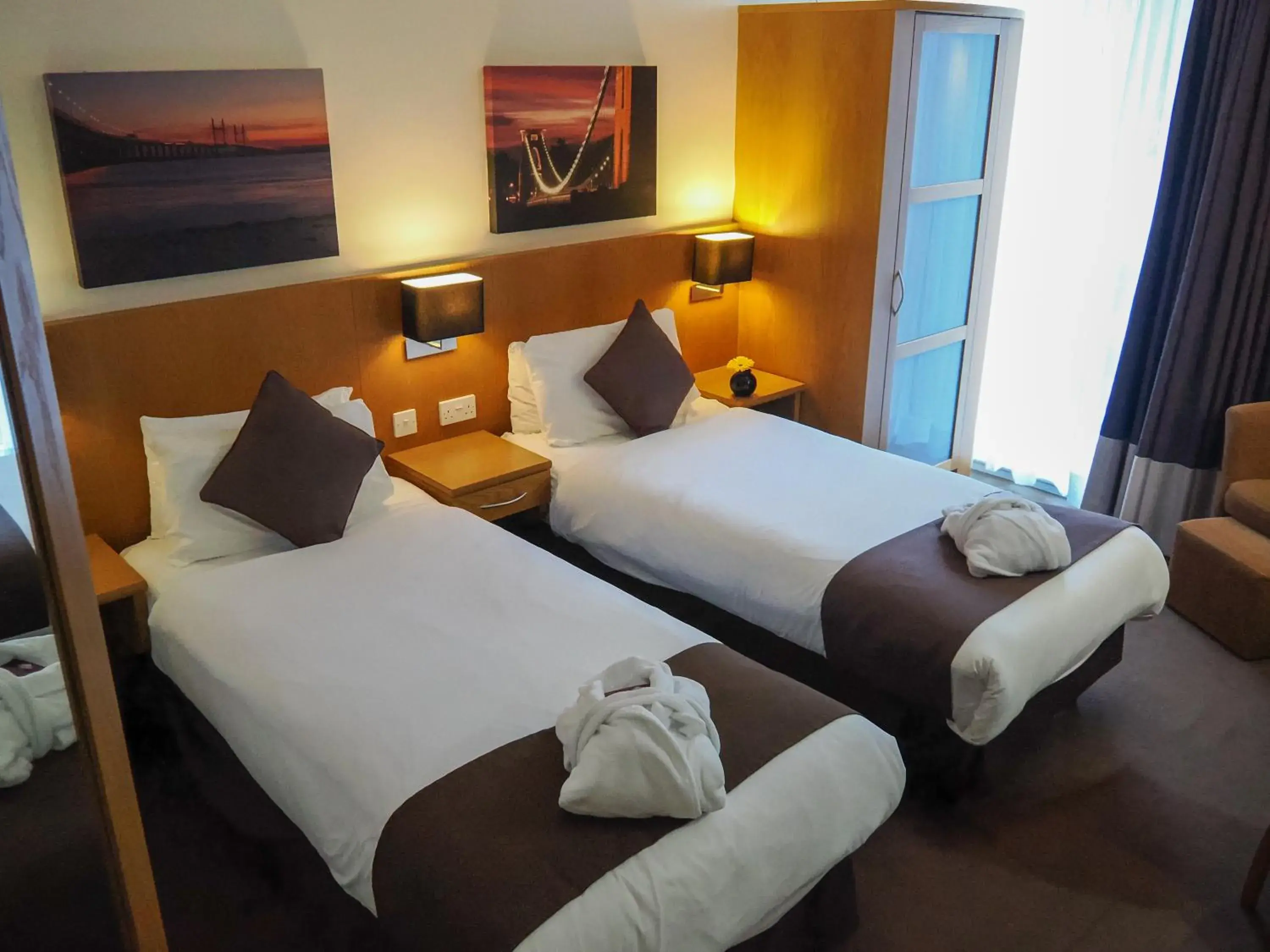 Twin Room in Future Inn Bristol Twin Room in Future Inn Bristol