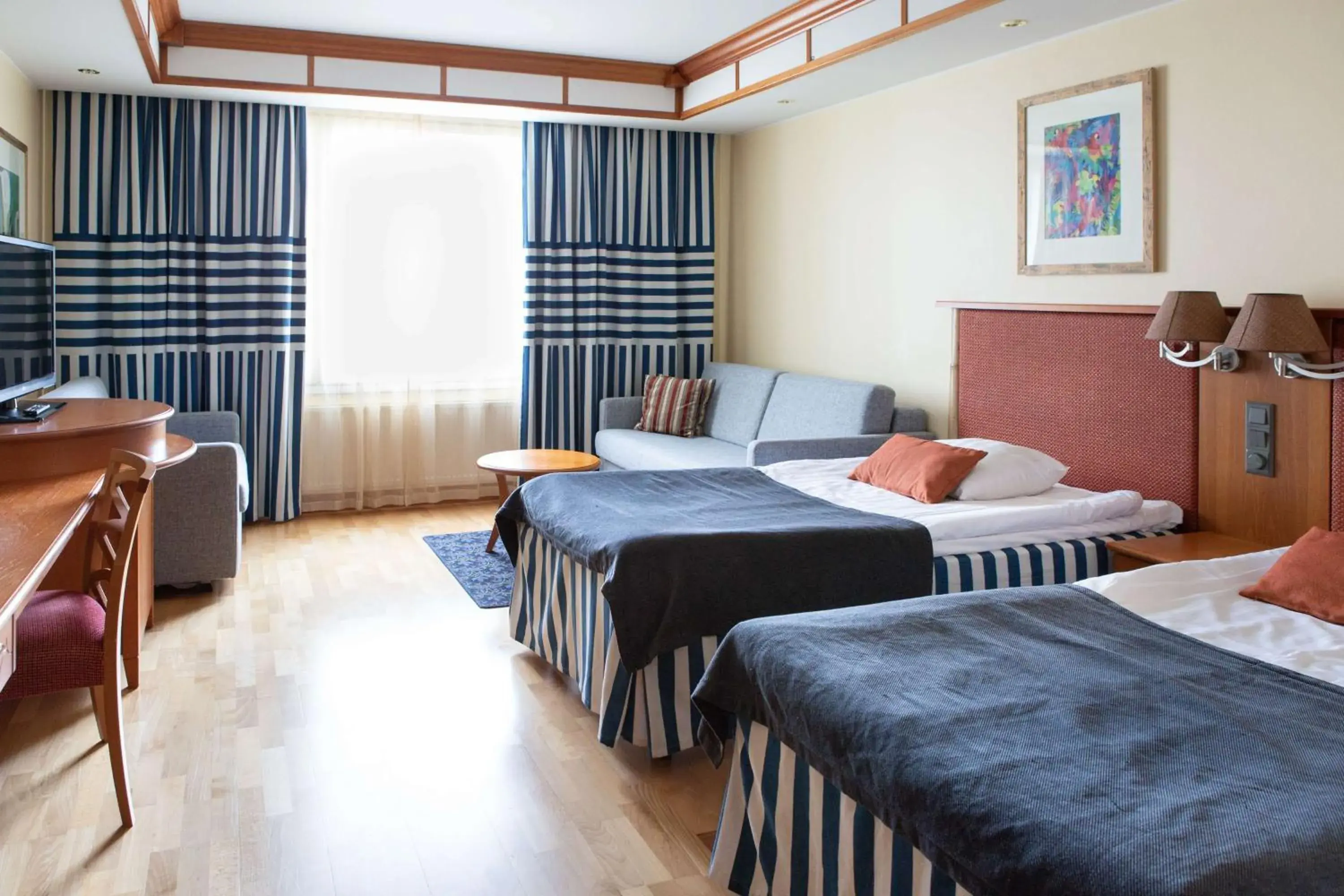 Standard Family Twin in Scandic Eden Nokia Standard Family Twin in Scandic Eden Nokia