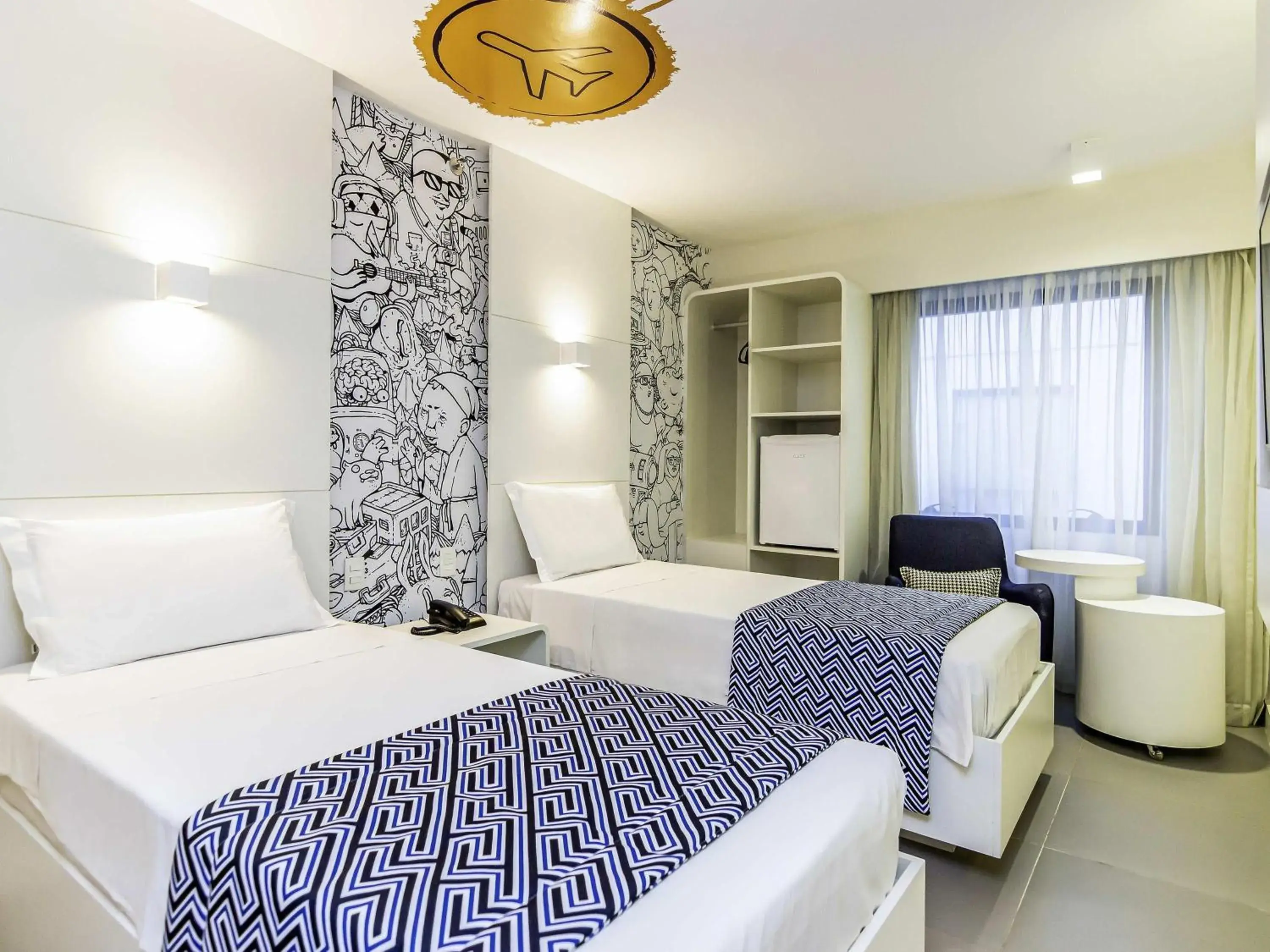 Standard Apartment with Two Single Beds - single occupancy in ibis Styles Rio de Janeiro Botafogo Standard Apartment with Two Single Beds - single occupancy in ibis Styles Rio de Janeiro Botafogo
