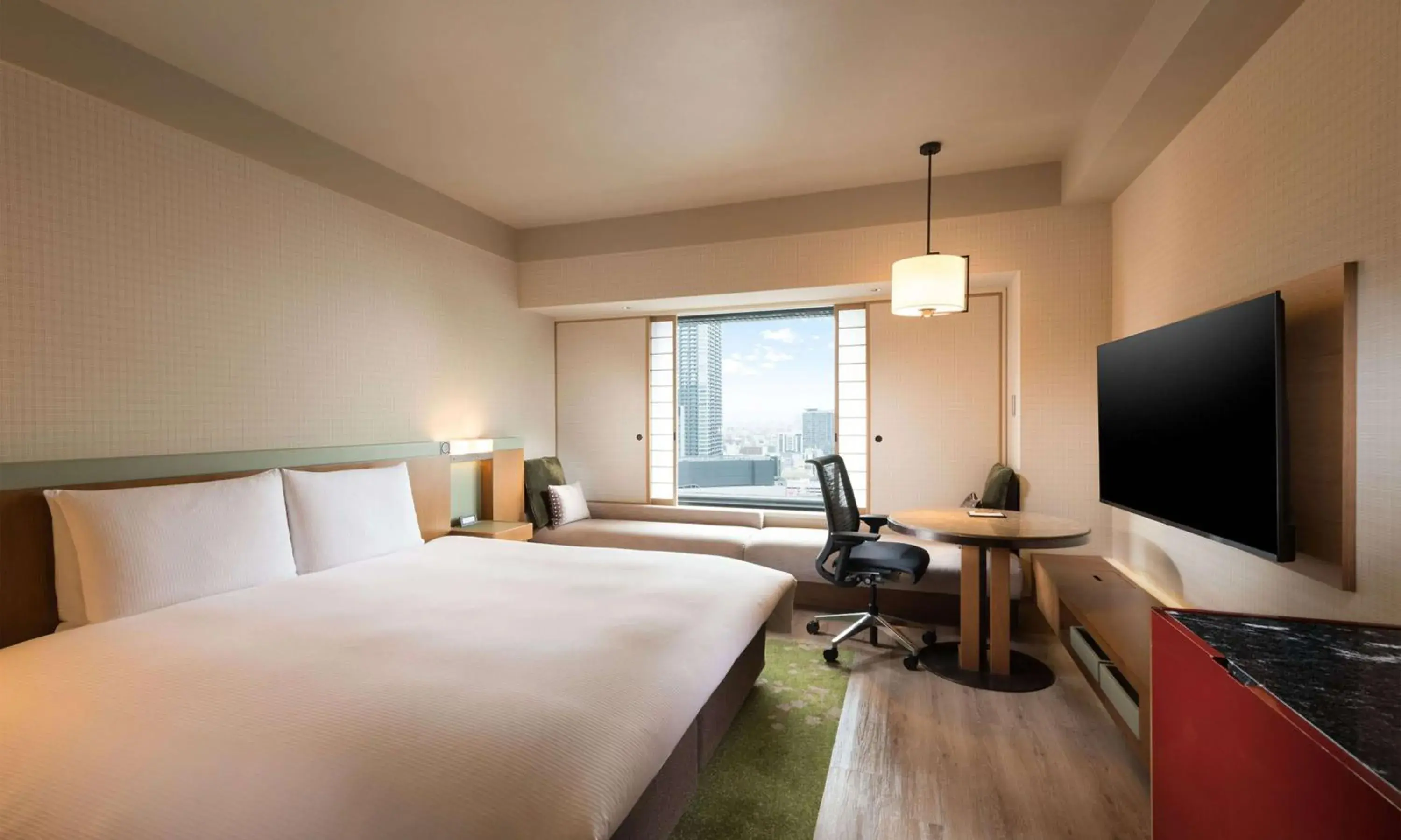 Deluxe King Room in Hilton Osaka Hotel Deluxe King Room in Hilton Osaka Hotel