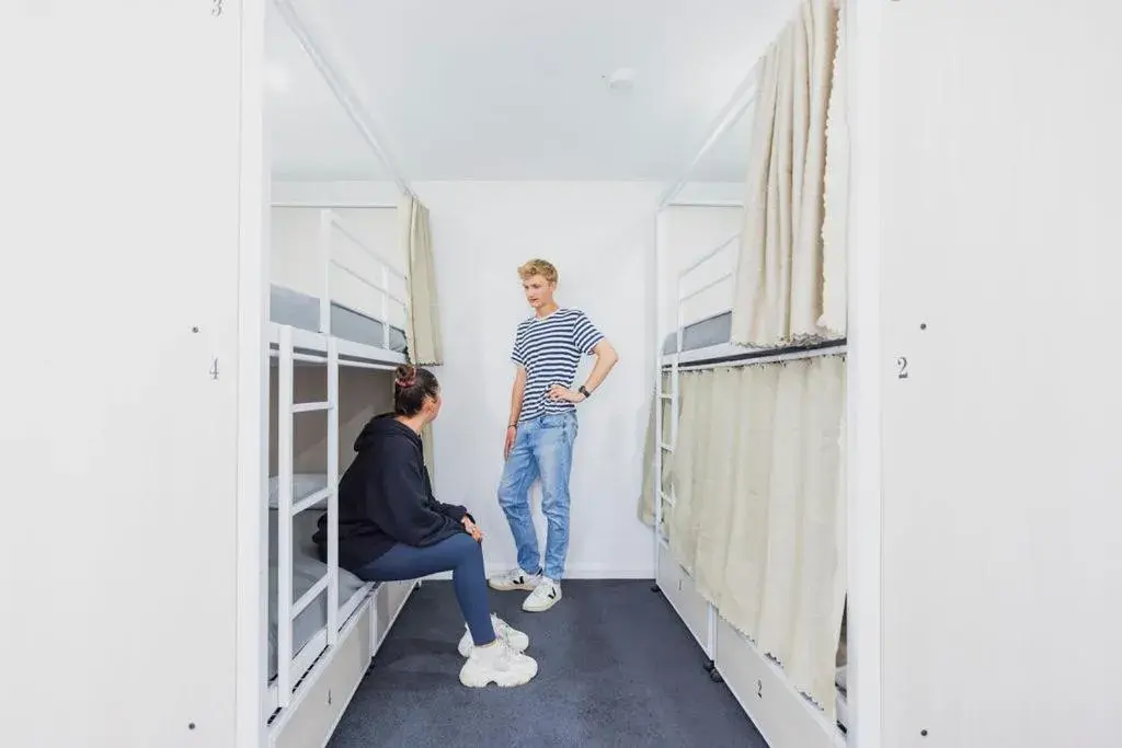 Bed in 4-Bed Mixed Dormitory Room (18-35 years only) in Morgans Boutique Hotel Bed in 4-Bed Mixed Dormitory Room (18-35 years only) in Morgans Boutique Hotel