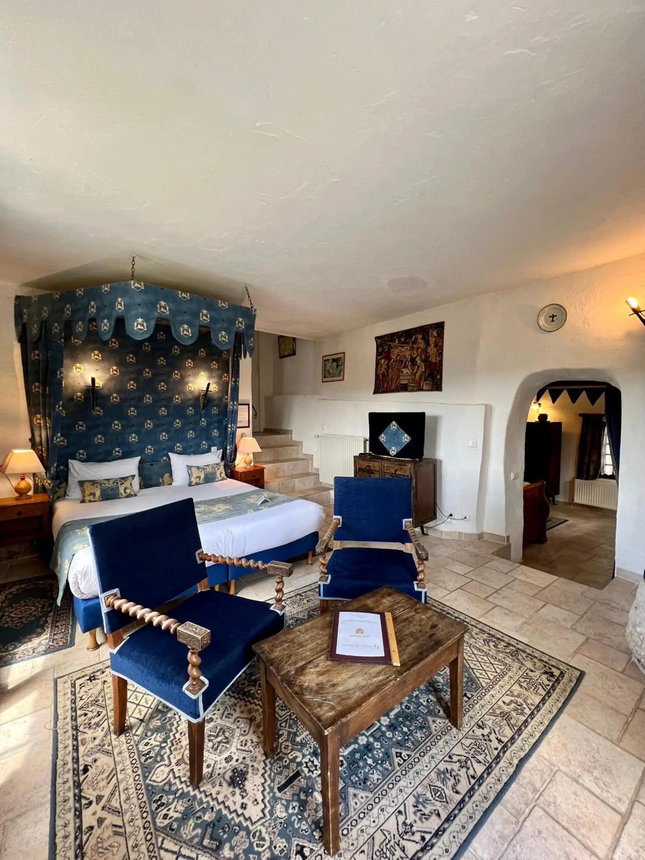 Suite with Private Terrace (2 Adults + 2 Children) in Château de Trigance Suite with Private Terrace (2 Adults + 2 Children) in Château de Trigance