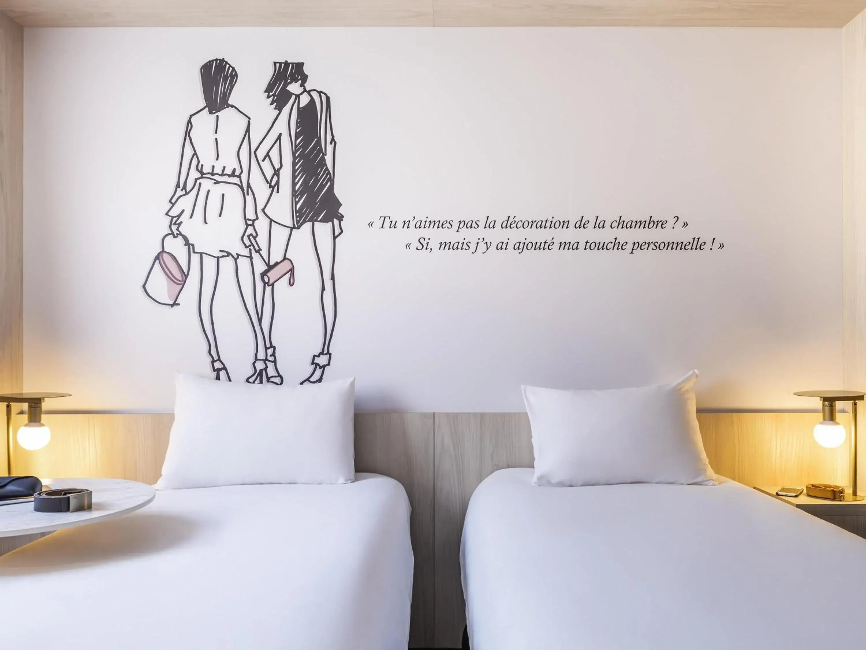 Standard Twin Room in ibis Styles Sceaux Paris Sud Standard Twin Room in ibis Styles Sceaux Paris Sud