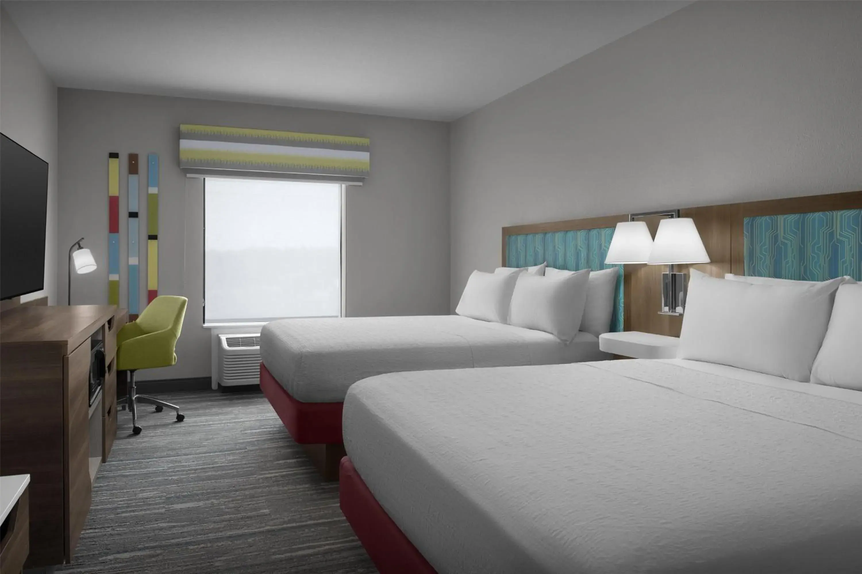 Room with Two Queen Beds - Non-Smoking in Hampton Inn & Suites Jacksonville South - Bartram Park Room with Two Queen Beds - Non-Smoking in Hampton Inn & Suites Jacksonville South - Bartram Park