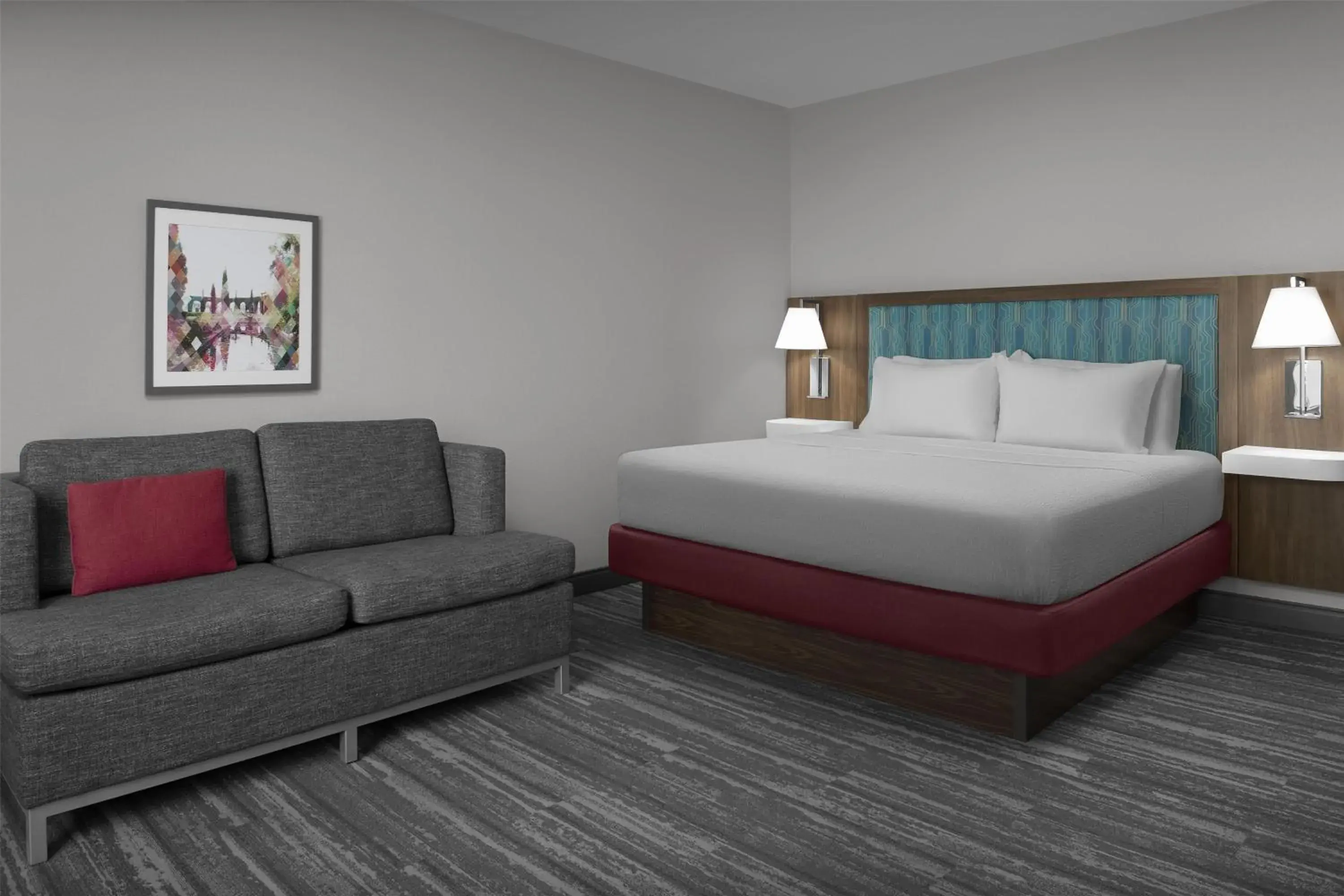 King Room with Sofa Bed - Non-Smoking in Hampton Inn & Suites Jacksonville South - Bartram Park King Room with Sofa Bed - Non-Smoking in Hampton Inn & Suites Jacksonville South - Bartram Park