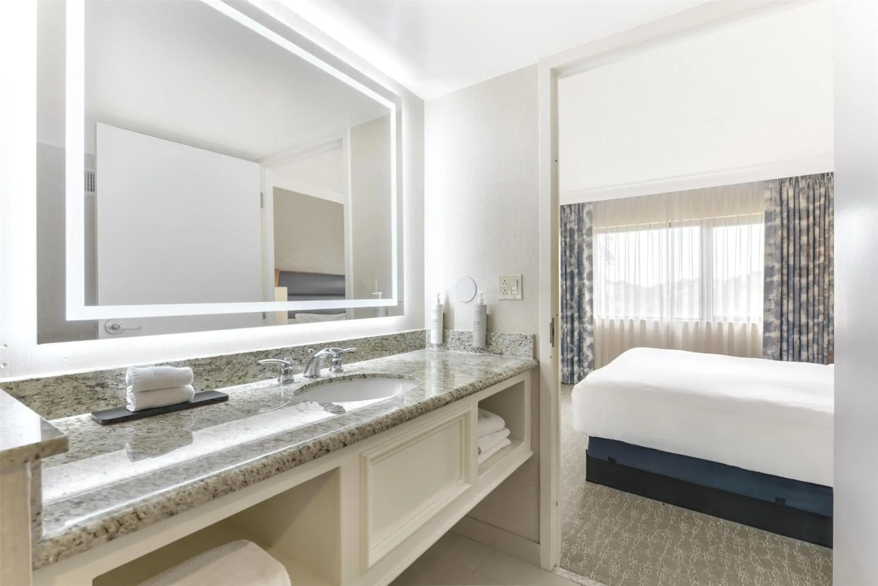 Two-Room King Suite with Sofa Bed - High Floor in Embassy Suites by Hilton Anaheim-Orange Two-Room King Suite with Sofa Bed - High Floor in Embassy Suites by Hilton Anaheim-Orange