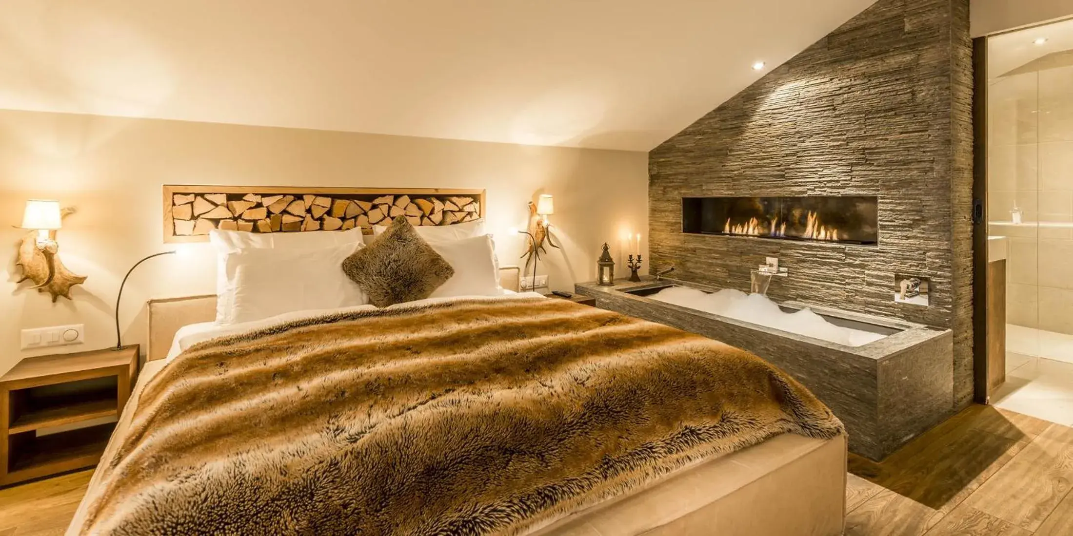 Junior Suite with Balcony (Suite da Muoth) in La Val Hotel & Spa Junior Suite with Balcony (Suite da Muoth) in La Val Hotel & Spa