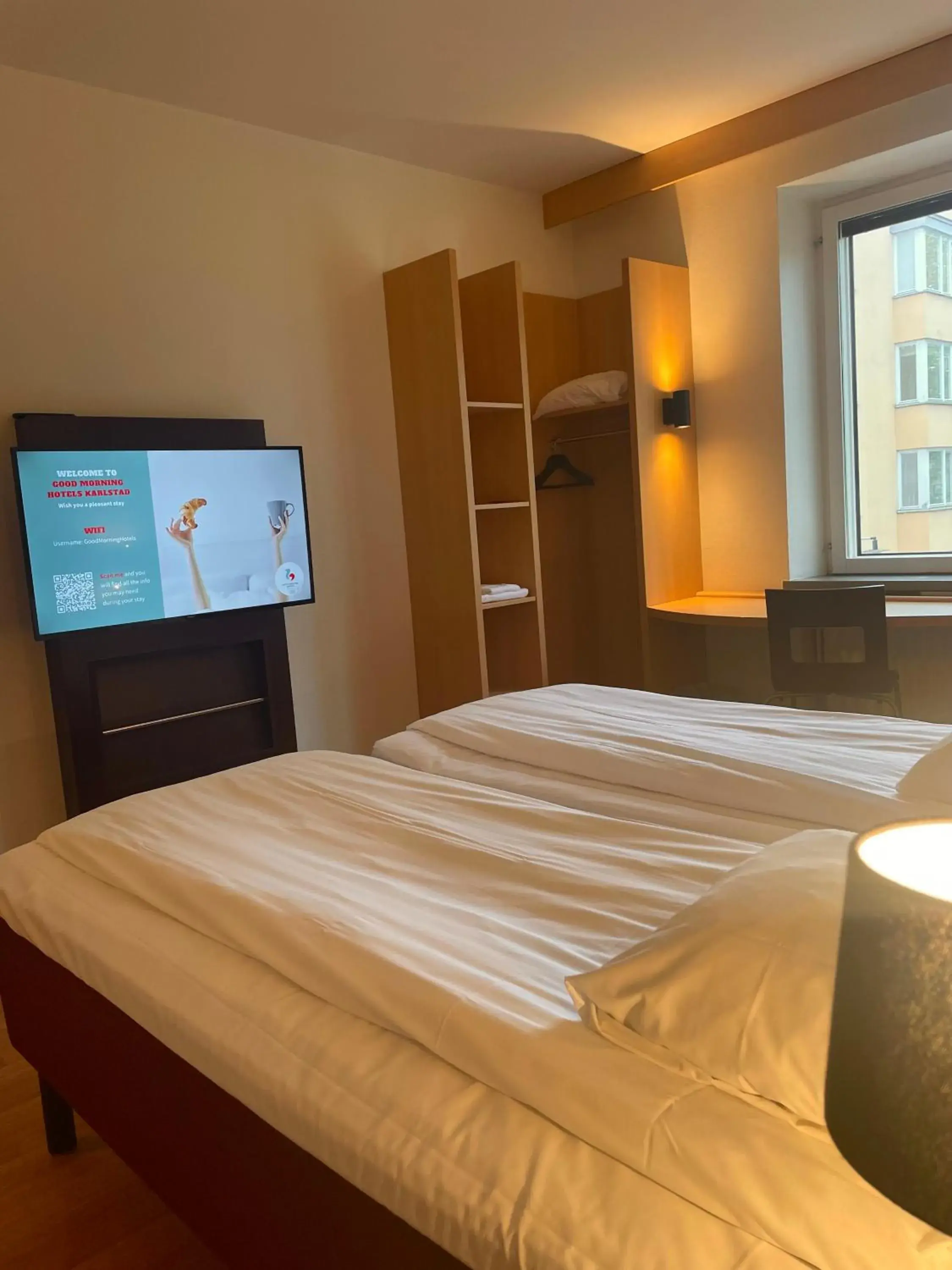 Good Morning Twin Room in Good Morning Karlstad City Good Morning Twin Room in Good Morning Karlstad City