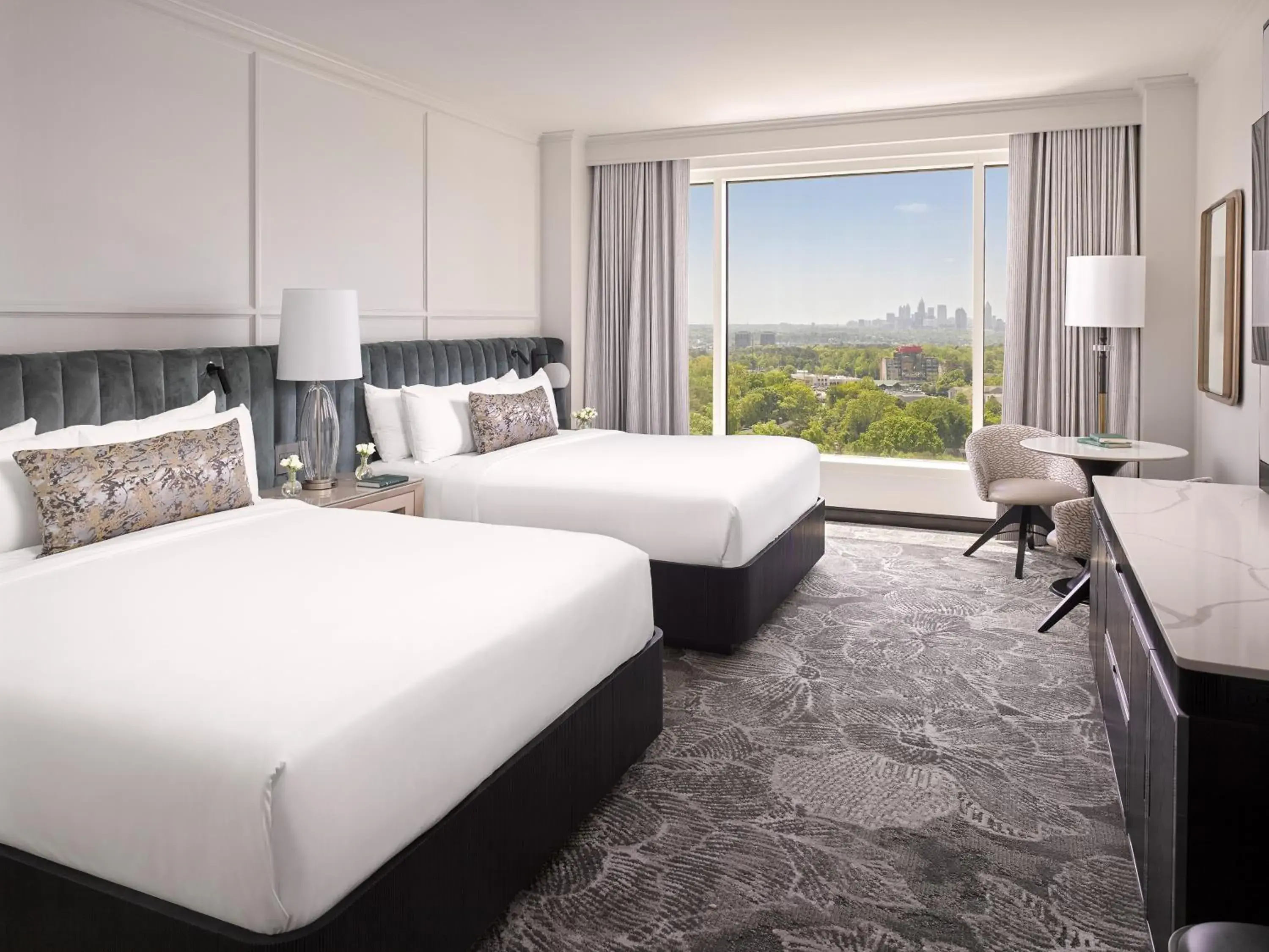 Premium Queen Room with Two Queen Beds, Panoramic View and Club Lounge Access in InterContinental Buckhead Atlanta by IHG Premium Queen Room with Two Queen Beds, Panoramic View and Club Lounge Access in InterContinental Buckhead Atlanta by IHG