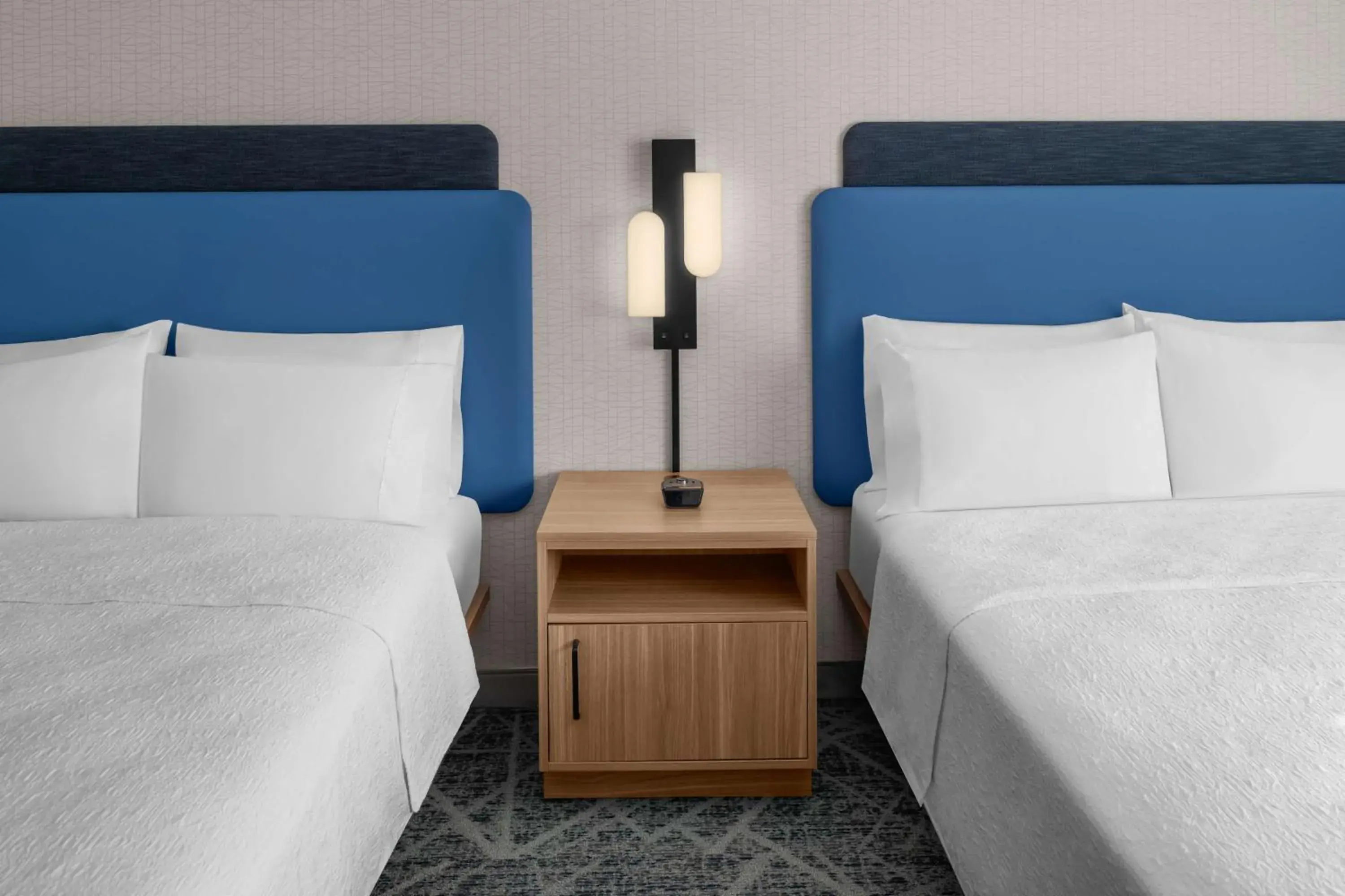 Queen Room with Two Queen Beds - Hearing Access in Hampton Inn by Hilton Costa Mesa Newport Beach Queen Room with Two Queen Beds - Hearing Access in Hampton Inn by Hilton Costa Mesa Newport Beach