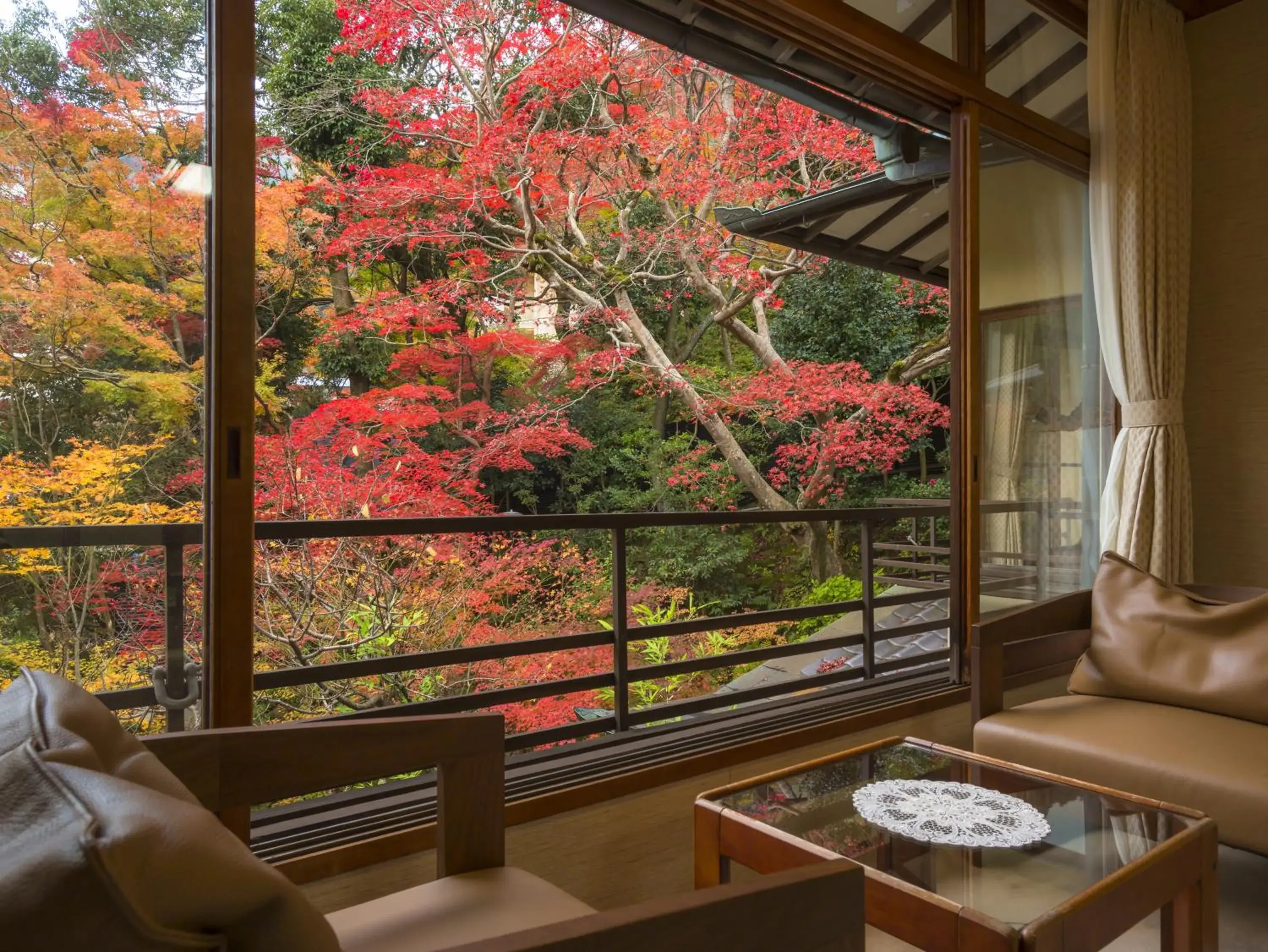 Japanese-Style Standard Twin Room with Garden View in Hashinoya Bekkan Ransui Japanese-Style Standard Twin Room with Garden View in Hashinoya Bekkan Ransui
