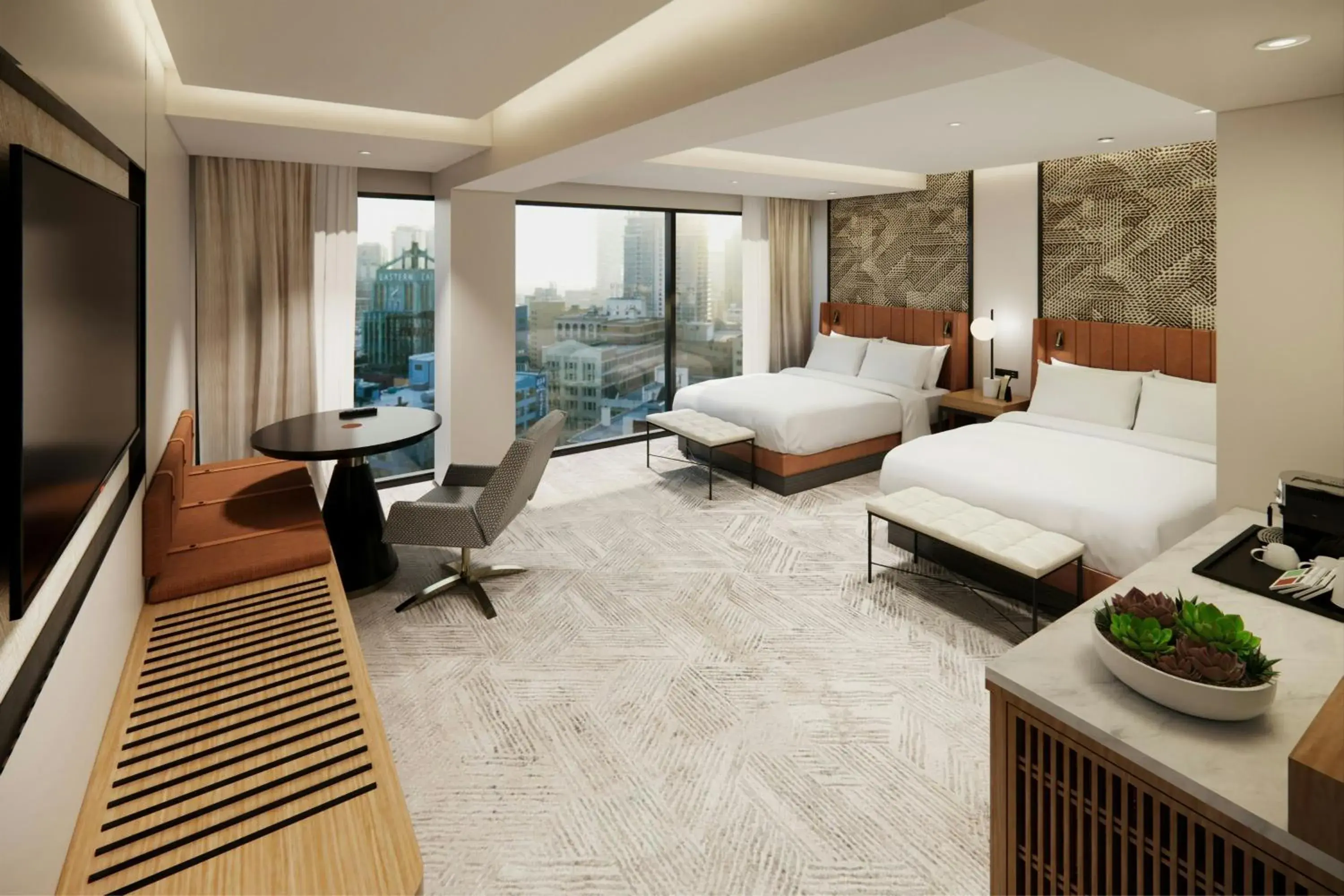 Signature Queen Room with Two Queen Beds and City View in Sheraton Bahrain Hotel Signature Queen Room with Two Queen Beds and City View in Sheraton Bahrain Hotel