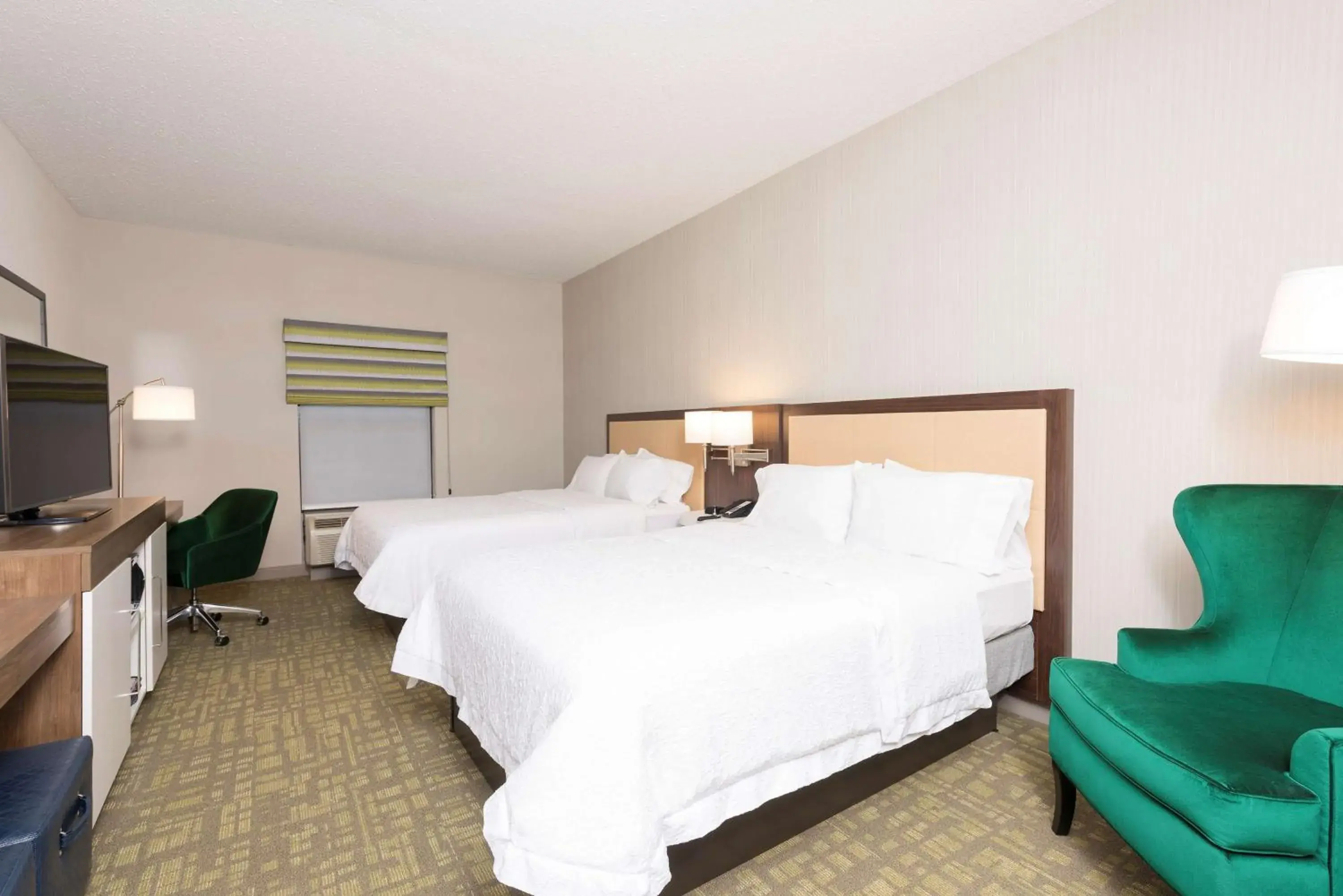 Queen Room with Two Queen Beds - Hearing Access/Non-Smoking in Hampton Inn & Suites East Lansing Queen Room with Two Queen Beds - Hearing Access/Non-Smoking in Hampton Inn & Suites East Lansing