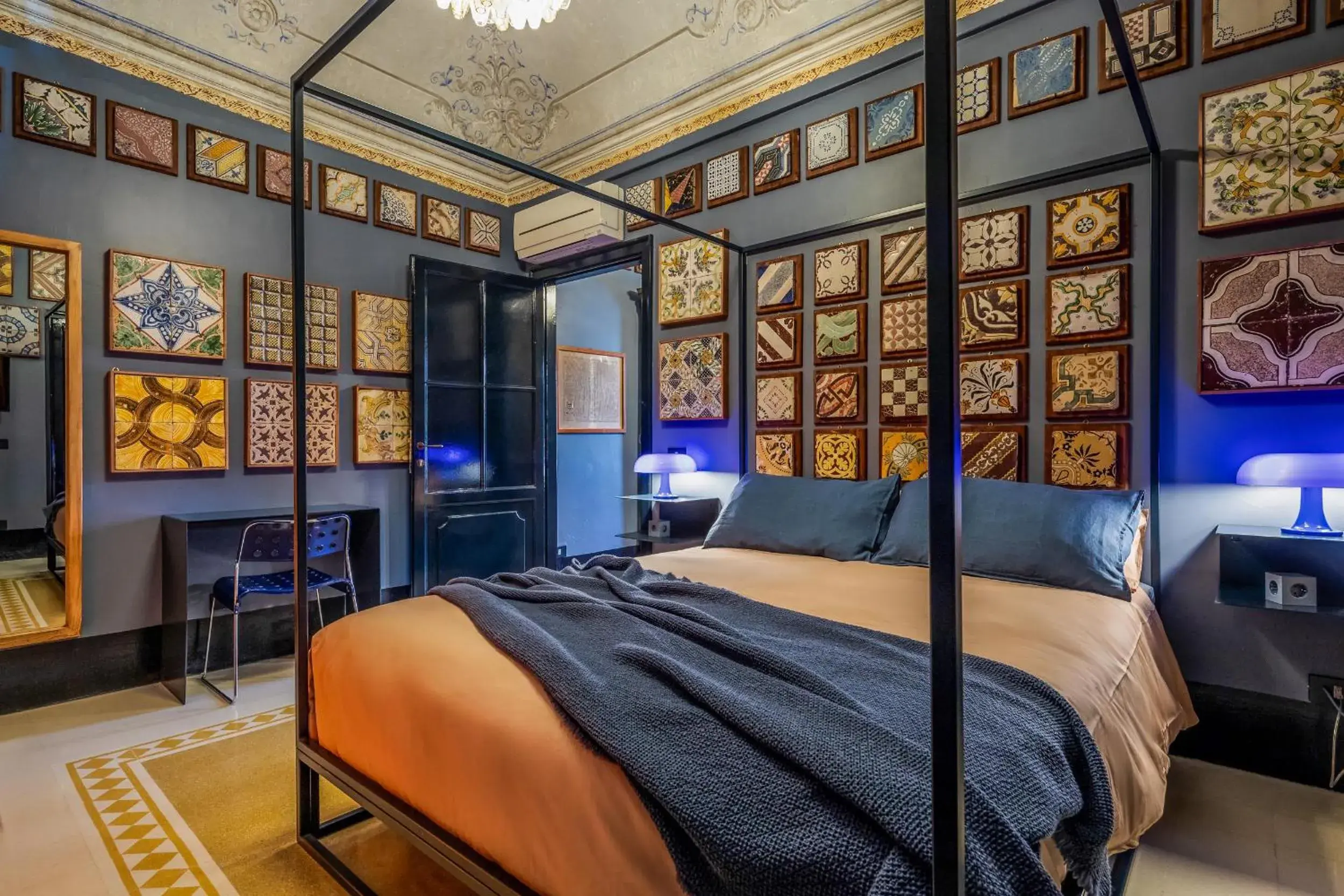 Double Room with Private External Bathroom - single occupancy in Stanze al Genio B&B Double Room with Private External Bathroom - single occupancy in Stanze al Genio B&B