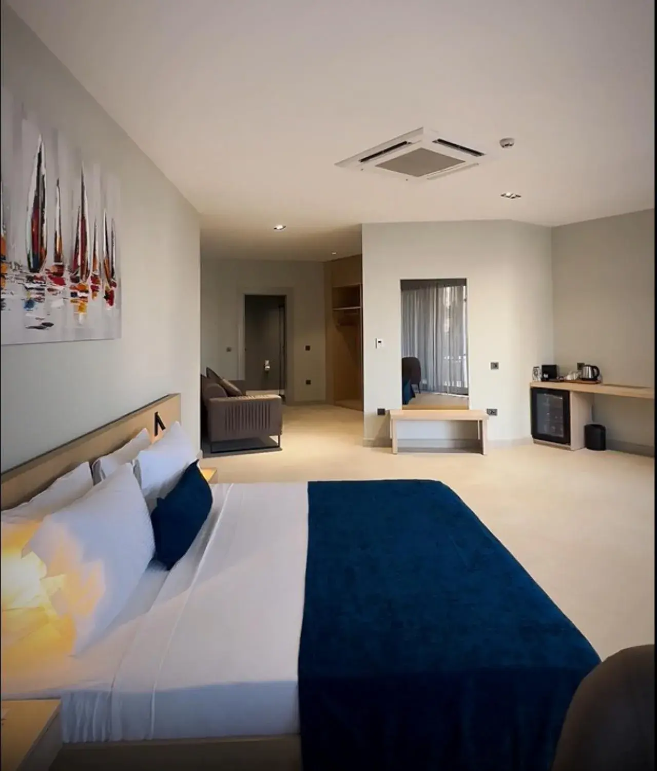 Deluxe Triple Room with Sea View in The Highlight Bodrum Deluxe Triple Room with Sea View in The Highlight Bodrum