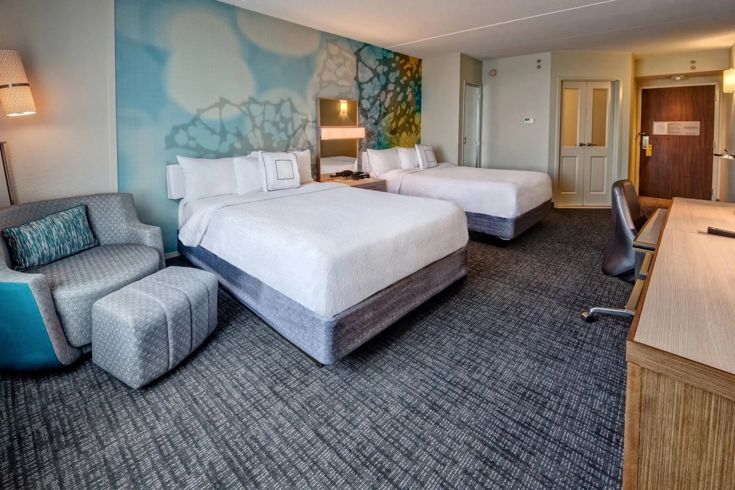Queen Room with Two Queen Beds - Hearing Accessible in Courtyard by Marriott Dulles Airport Herndon Queen Room with Two Queen Beds - Hearing Accessible in Courtyard by Marriott Dulles Airport Herndon