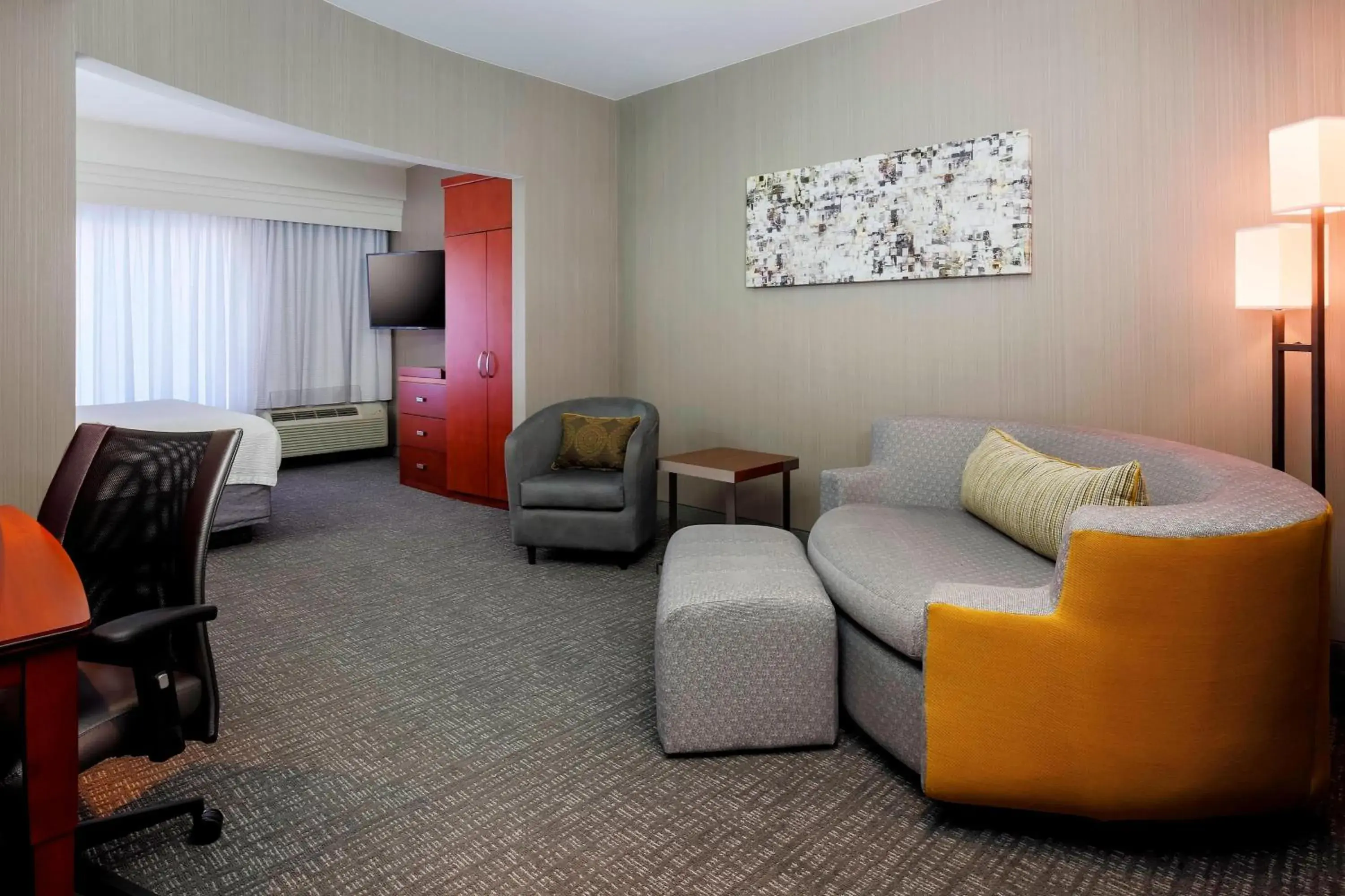 Junior Suite, 1 King, Sofa bed in Courtyard by Marriott Dallas Arlington South Junior Suite, 1 King, Sofa bed in Courtyard by Marriott Dallas Arlington South