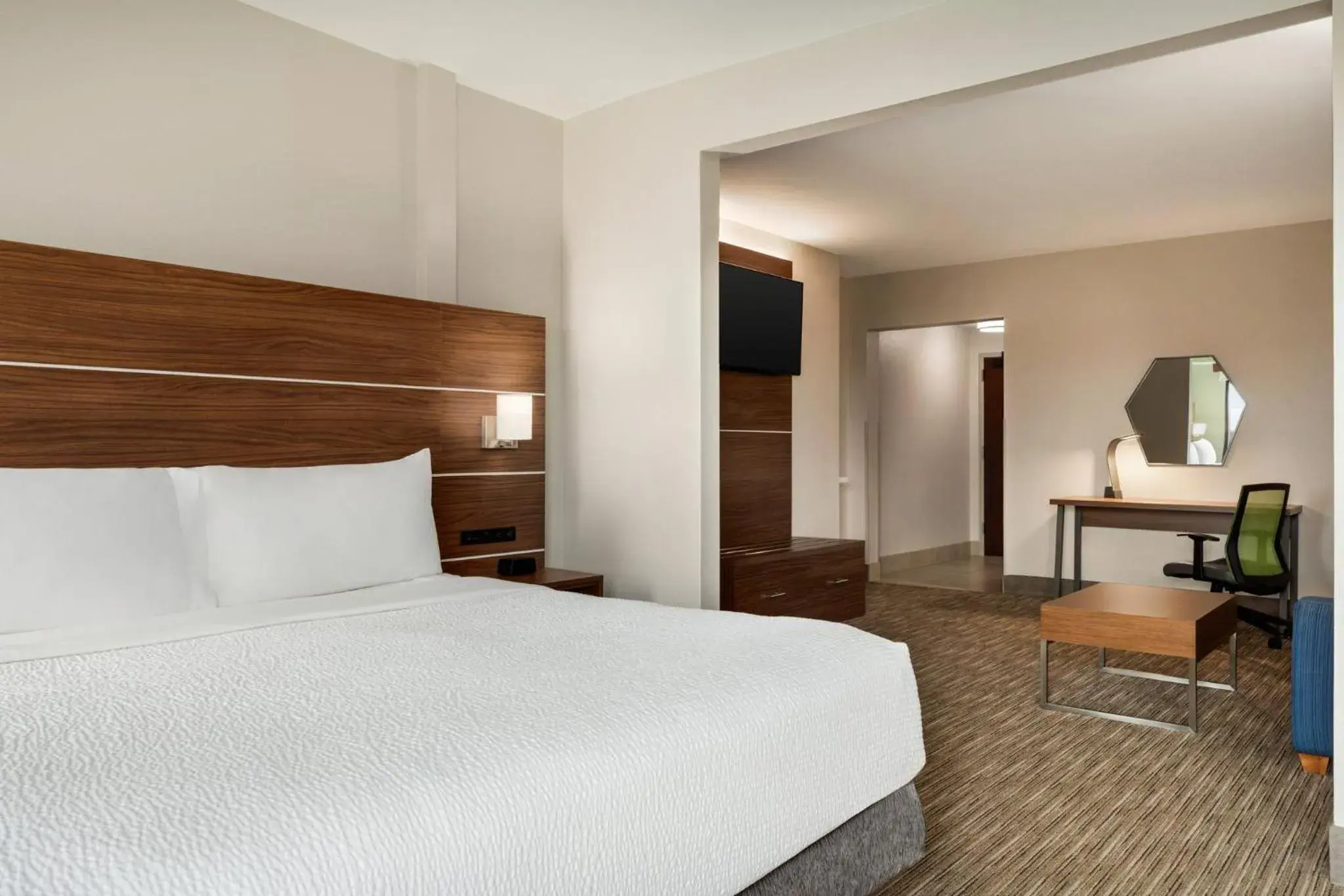 King Studio with Accessible Roll In Shower - Non-Smoking in Holiday Inn Express & Suites Lexington North West-The Vineyard by IHG King Studio with Accessible Roll In Shower - Non-Smoking in Holiday Inn Express & Suites Lexington North West-The Vineyard by IHG