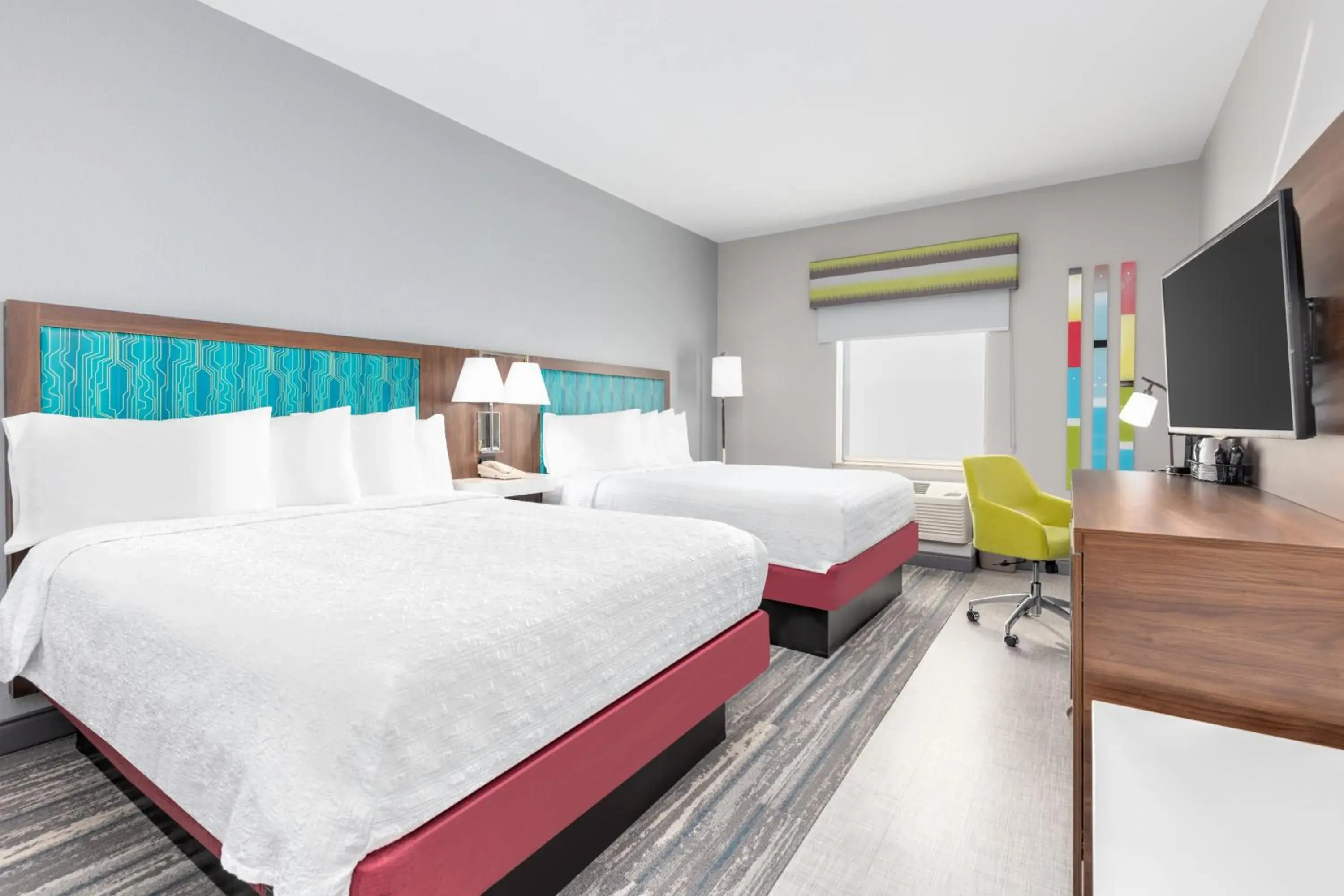 Room with Two Queen Beds - Non-Smoking in Hampton Inn and Suites Lake Jackson-Clute Room with Two Queen Beds - Non-Smoking in Hampton Inn and Suites Lake Jackson-Clute