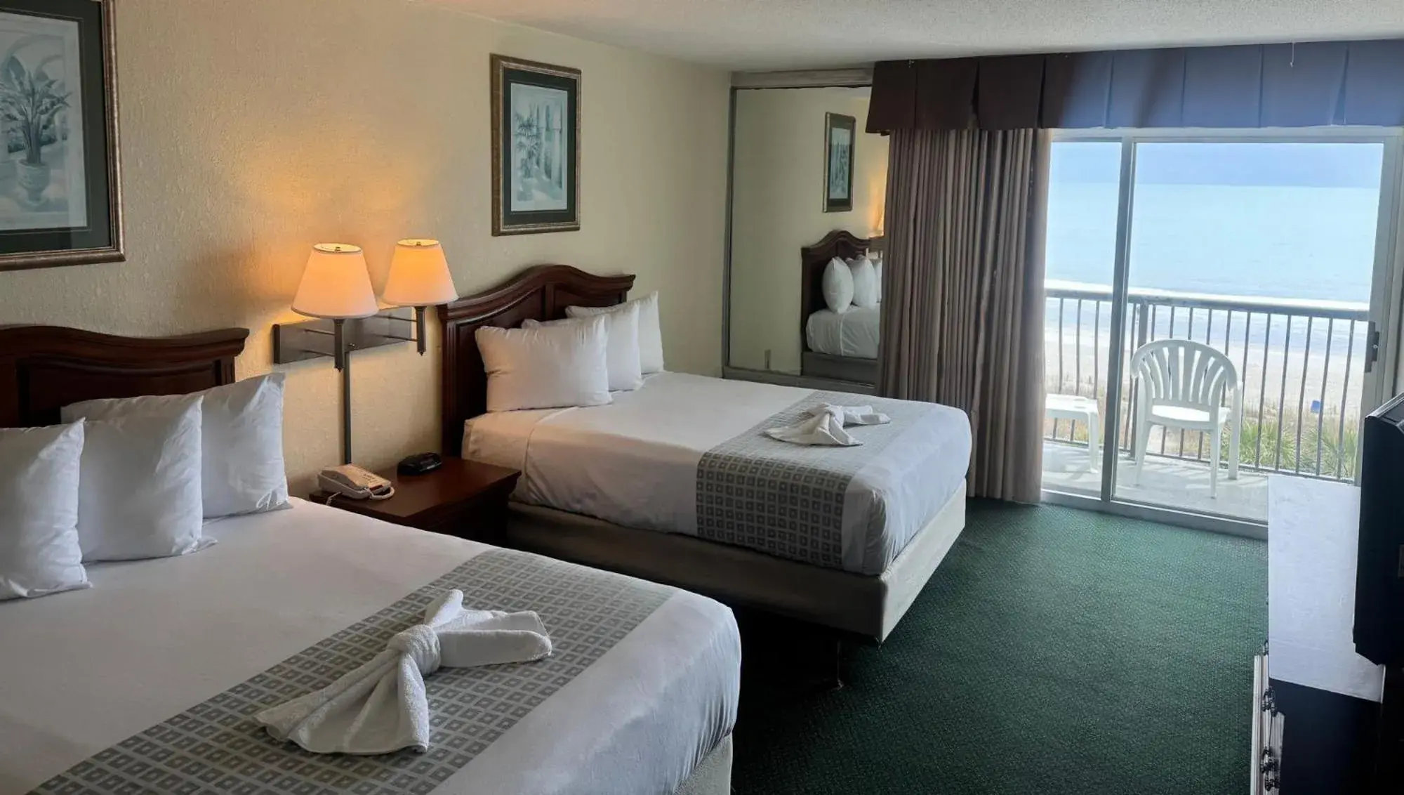 Oceanfront with Two Double Beds in Boardwalk Beach Resort Oceanfront with Two Double Beds in Boardwalk Beach Resort