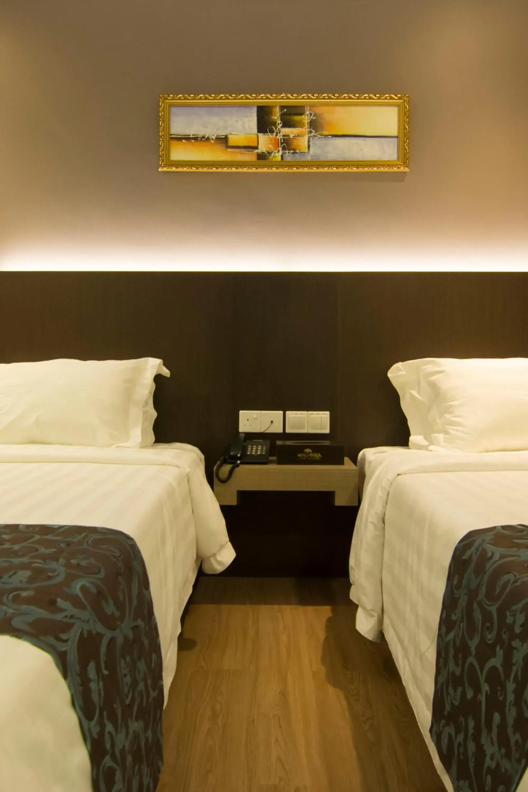 Deluxe Twin Room in Hotel Anika Kluang Deluxe Twin Room in Hotel Anika Kluang