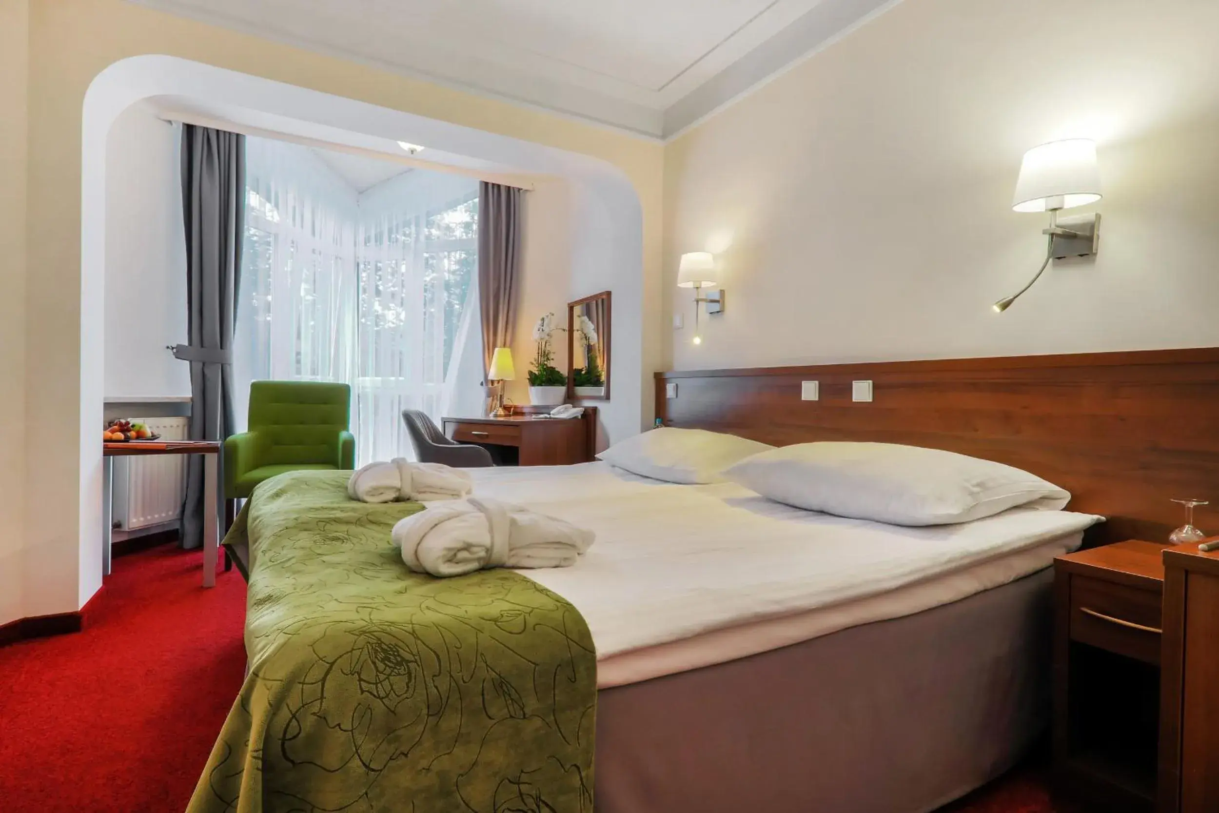 Pokój Standard Plus z jednym dużym łóżkiem lub dwoma osobnymi in Papuga Park Hotel Wellness Marrakesz & SPA Pokój Standard Plus z jednym dużym łóżkiem lub dwoma osobnymi in Papuga Park Hotel Wellness Marrakesz & SPA