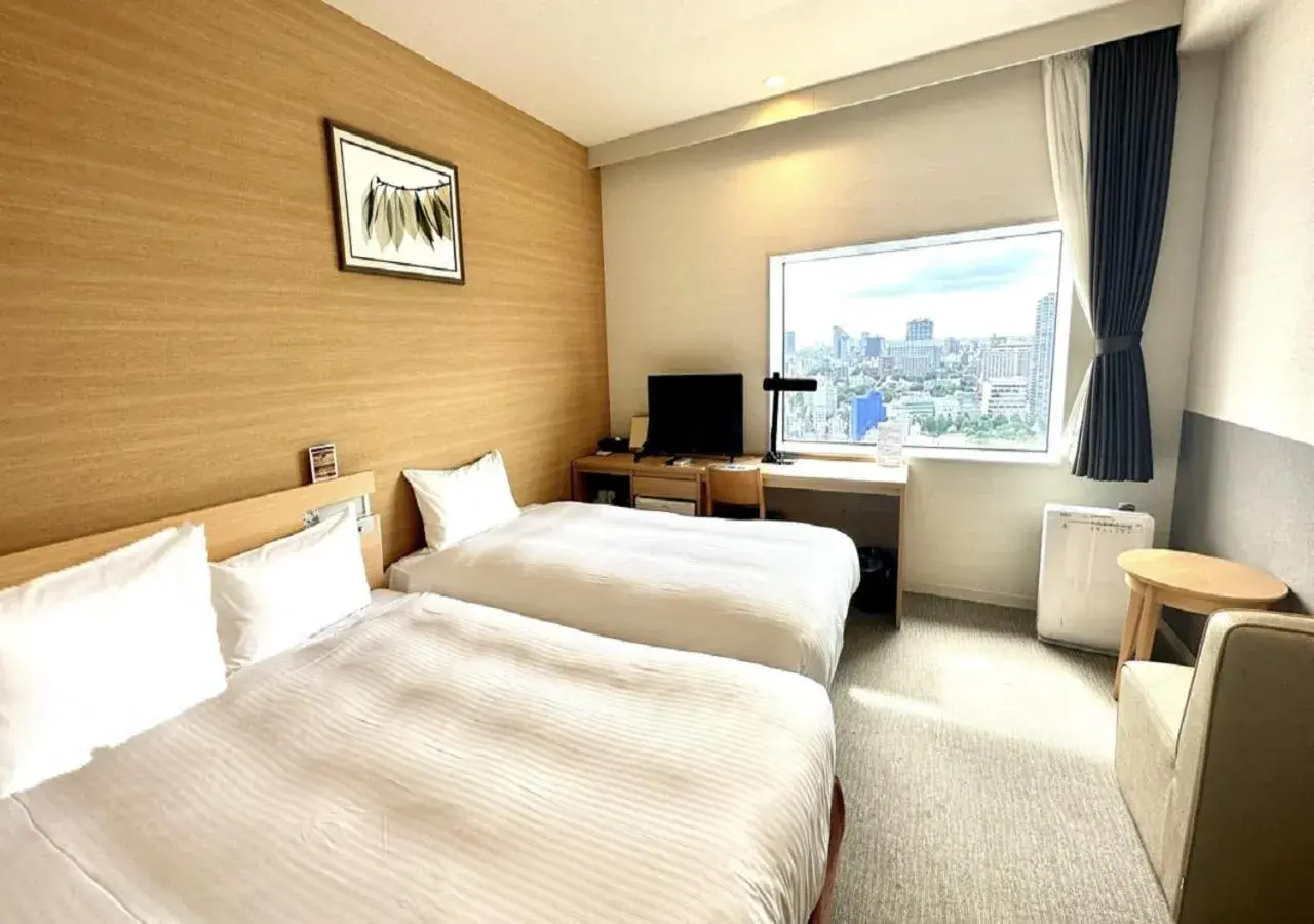 Economy Twin Room - single occupancy - Smoking in Hotel Crown Hills Ueno Premier Economy Twin Room - single occupancy - Smoking in Hotel Crown Hills Ueno Premier