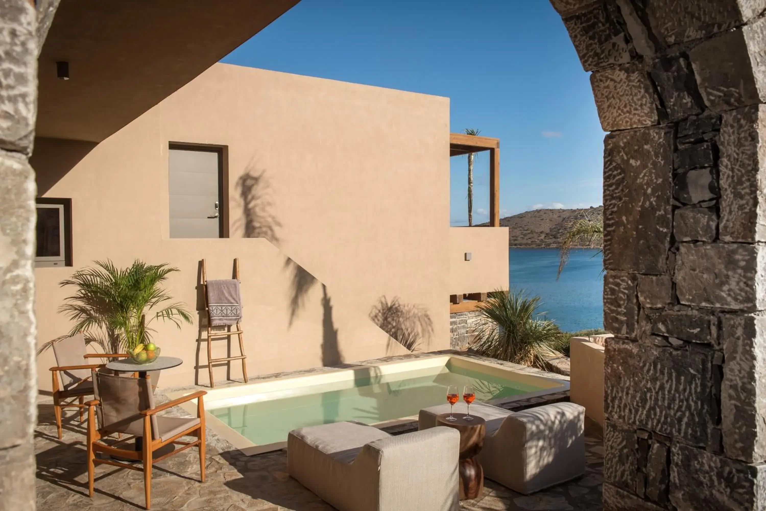Junior Suite With Private Pool & Sea View in Elounda Infinity Exclusive Resort & Spa - Adults Only Junior Suite With Private Pool & Sea View in Elounda Infinity Exclusive Resort & Spa - Adults Only