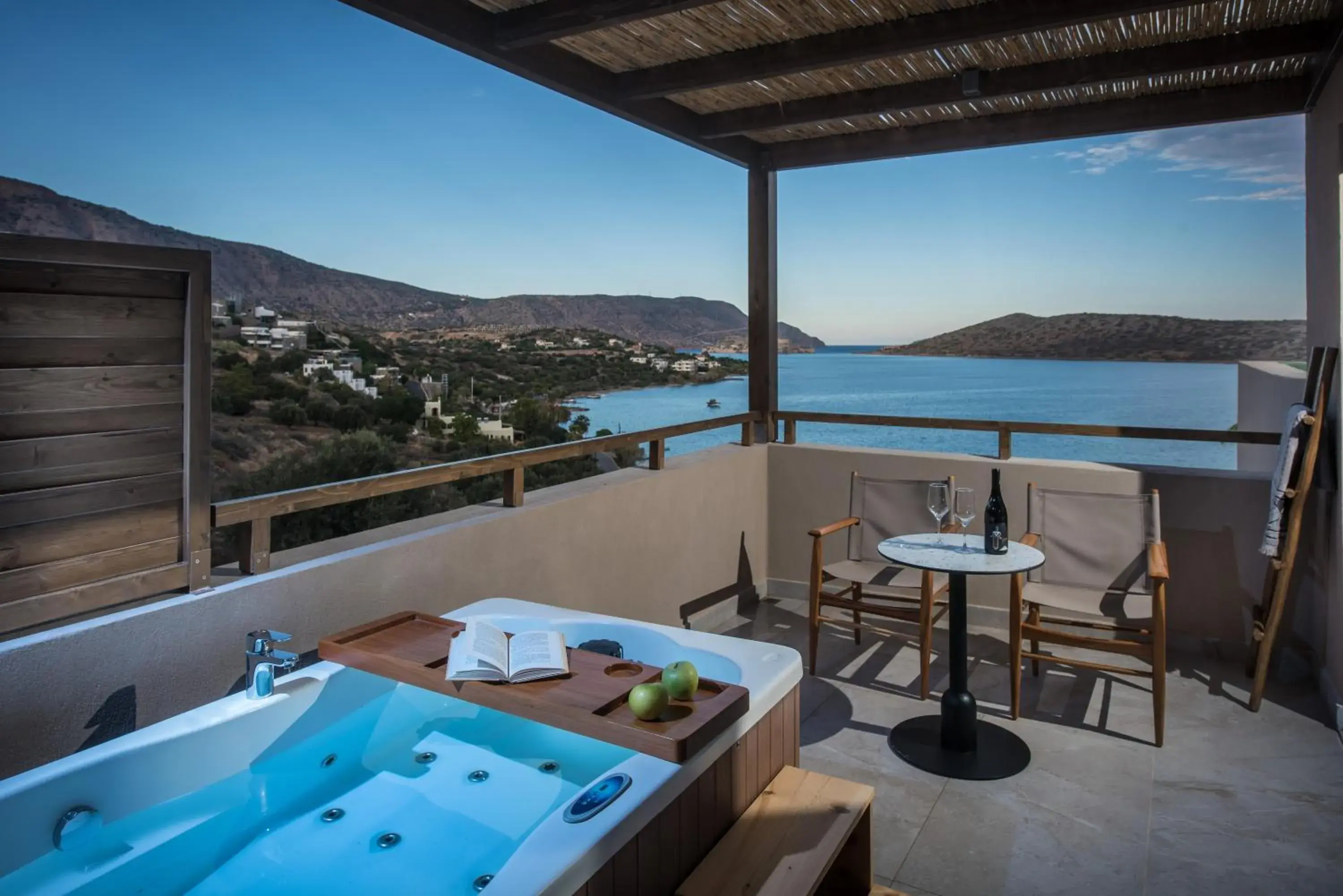 Deluxe Room With Private Jacuzzi & Sea View in Elounda Infinity Exclusive Resort & Spa - Adults Only Deluxe Room With Private Jacuzzi & Sea View in Elounda Infinity Exclusive Resort & Spa - Adults Only