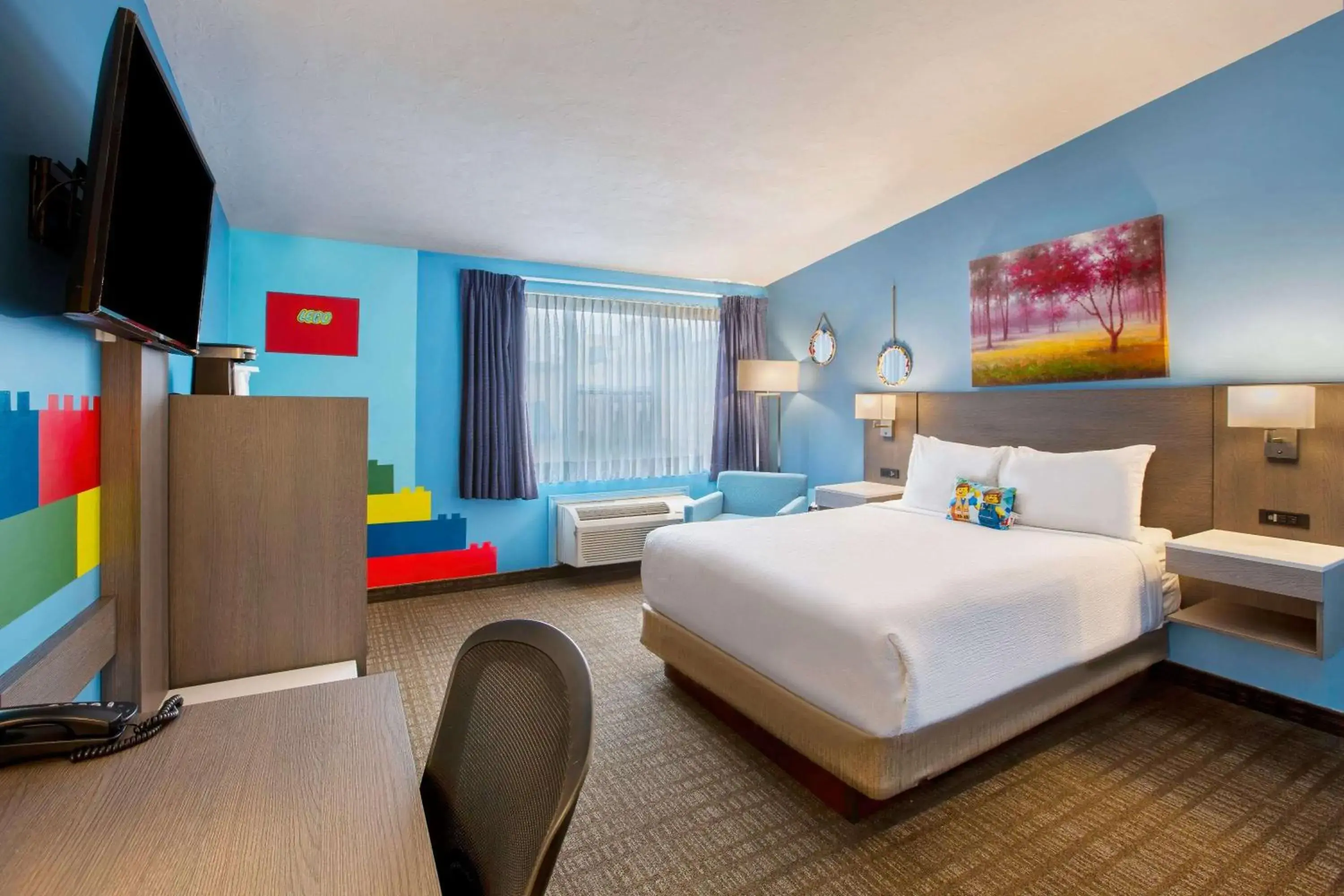 1 Queen Bed and 1 Bunk Bed, Lego Theme, Studio Suite, Non-Smoking in Days Inn & Suites by Wyndham Moncton 1 Queen Bed and 1 Bunk Bed, Lego Theme, Studio Suite, Non-Smoking in Days Inn & Suites by Wyndham Moncton