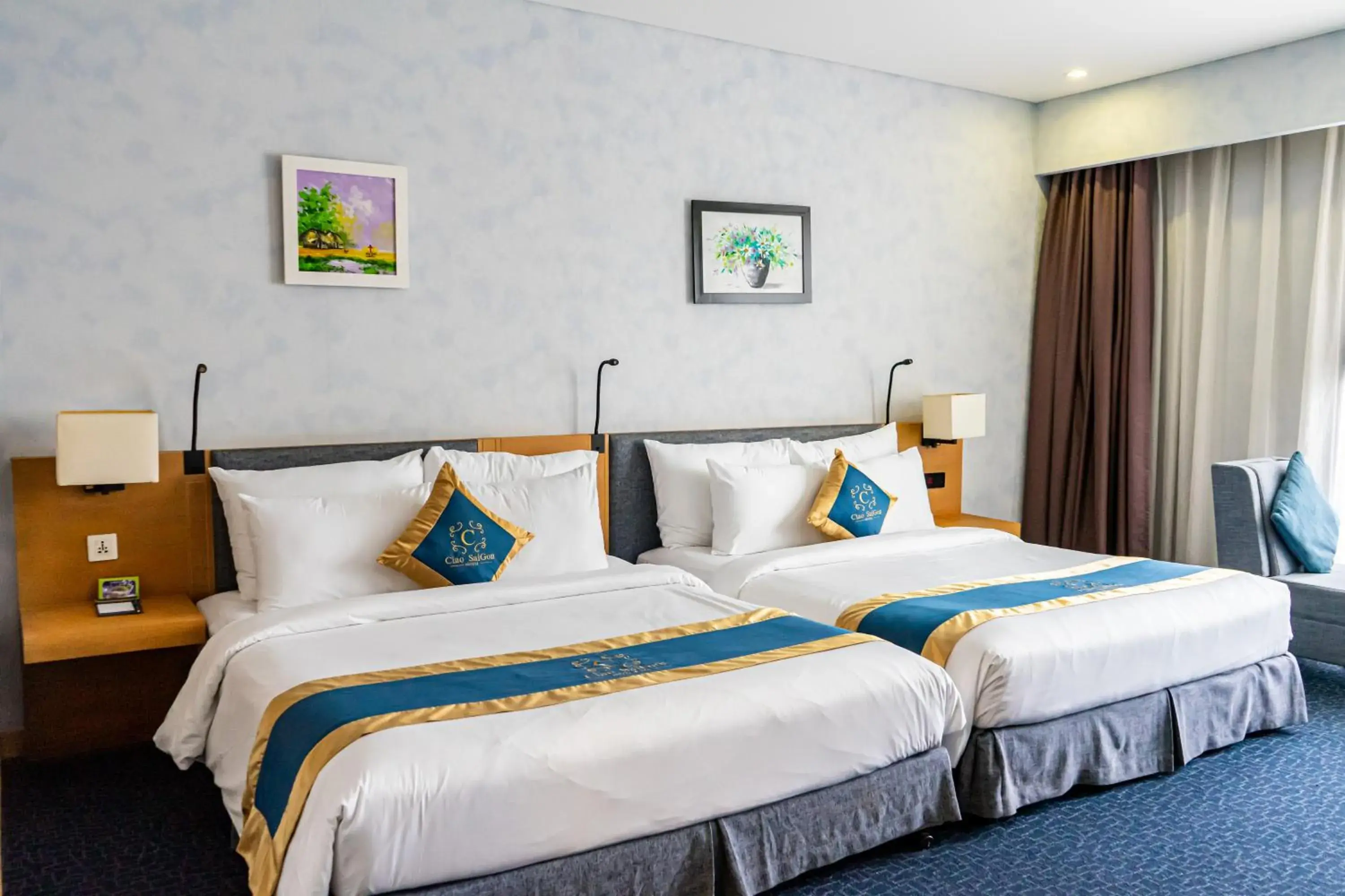 Family Room (4 Adults) with window in Ciao SaiGon Hotel & Spa Family Room (4 Adults) with window in Ciao SaiGon Hotel & Spa