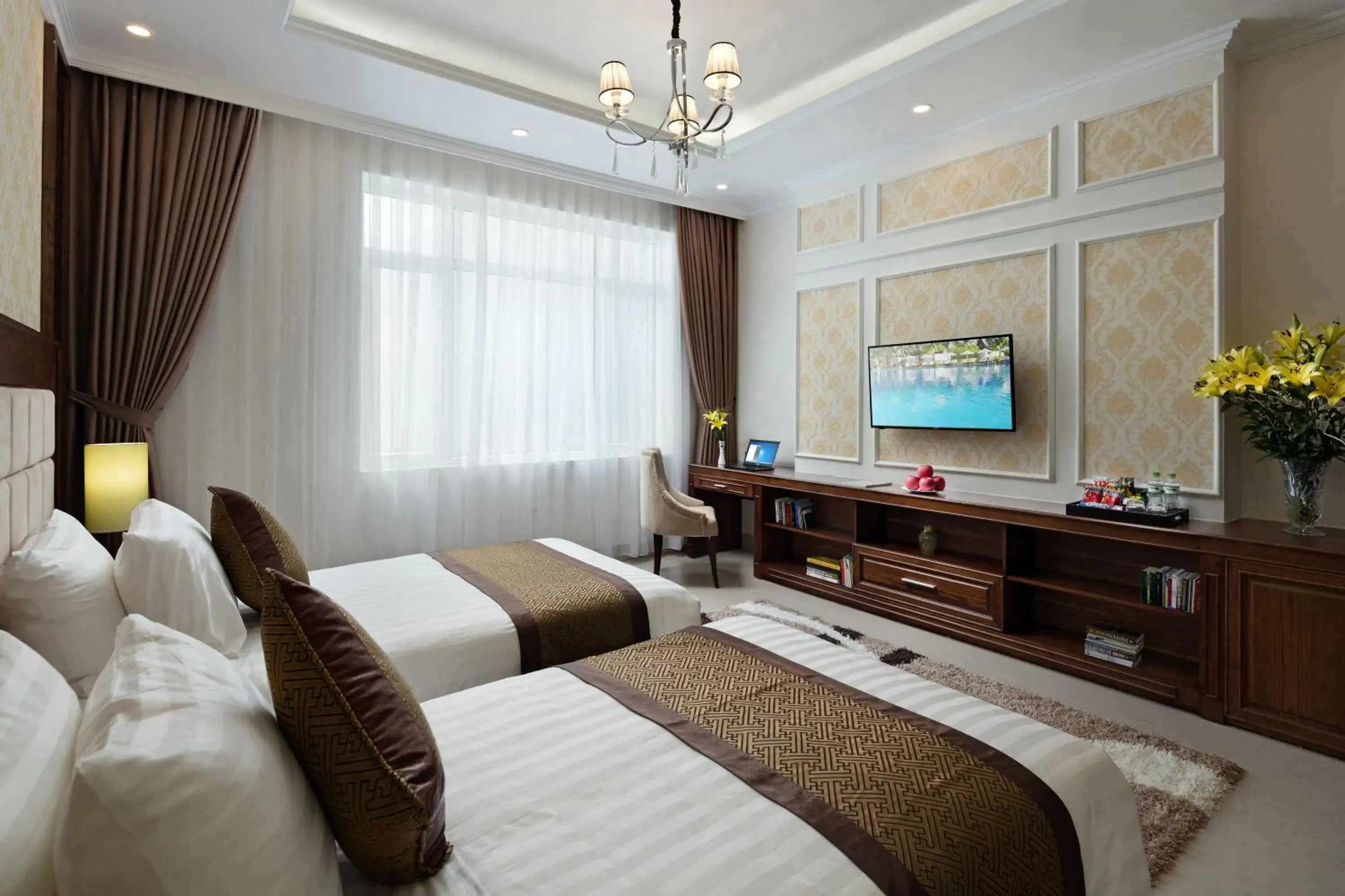 Deluxe Double or Twin Room in Center Hotel Bac Ninh Deluxe Double or Twin Room in Center Hotel Bac Ninh