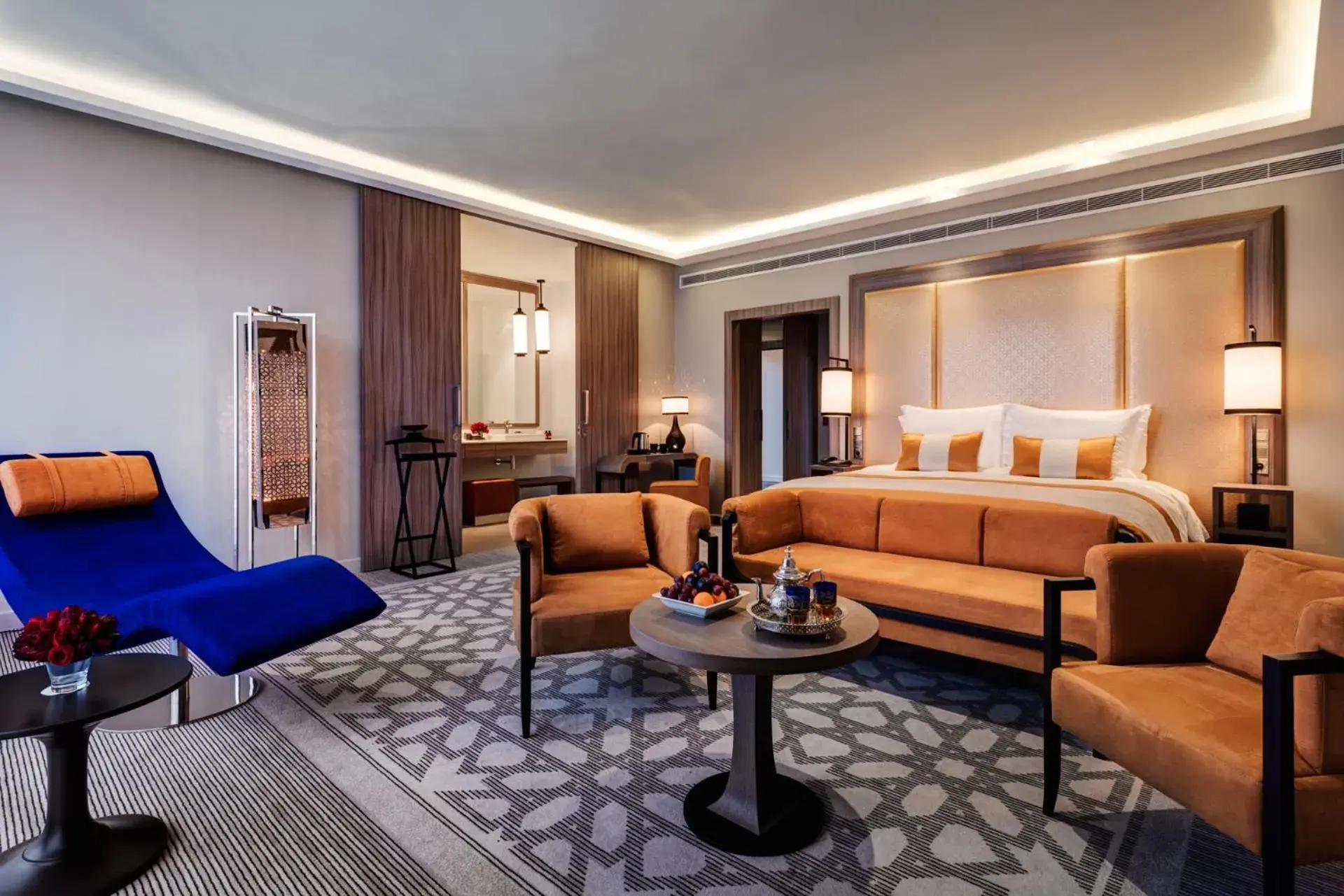Prestige King Suite with Living Room and Sofa - single occupancy in Mövenpick Hotel Mansour Eddahbi Marrakech Prestige King Suite with Living Room and Sofa - single occupancy in Mövenpick Hotel Mansour Eddahbi Marrakech