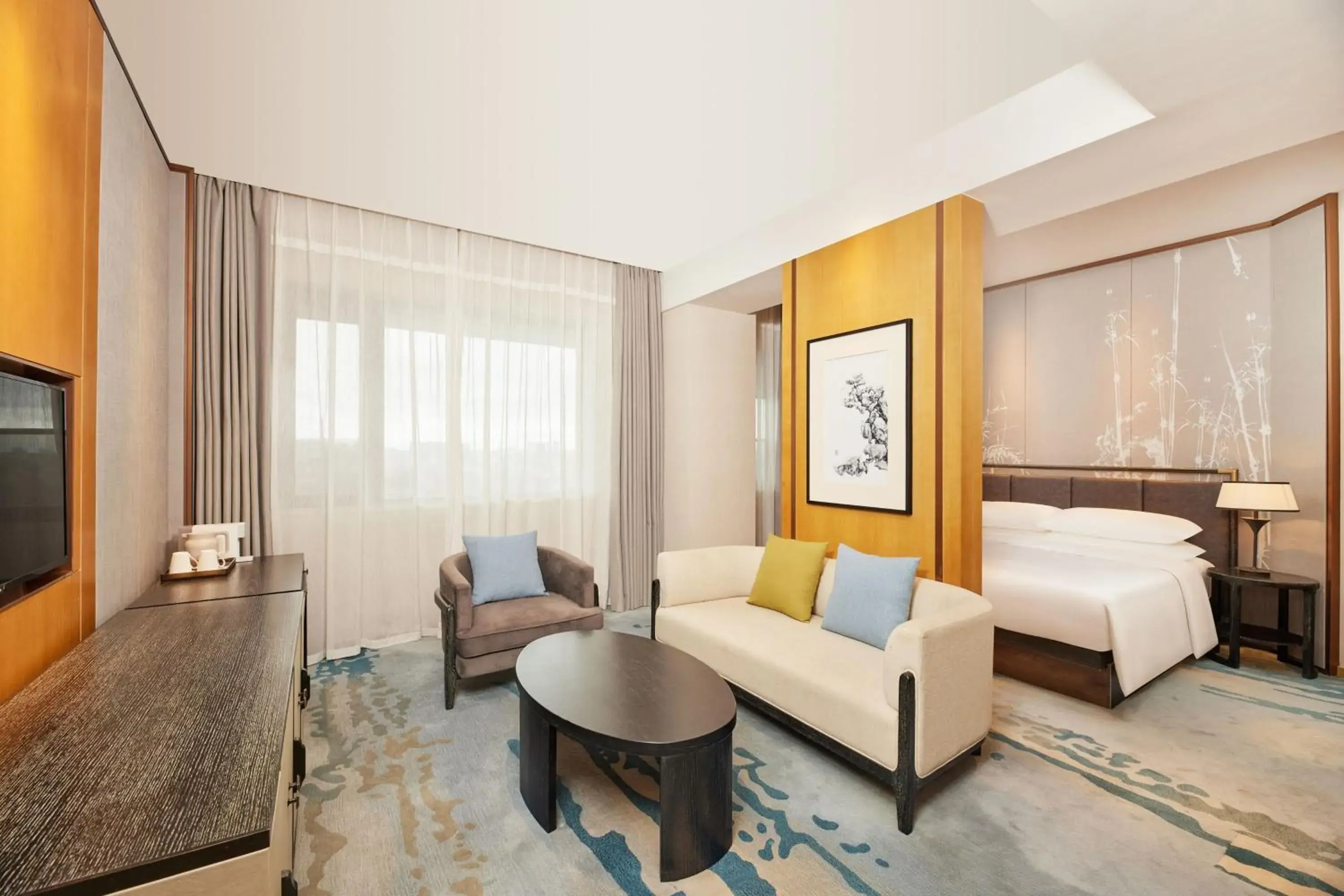 One-Bedroom King Suite in Courtyard by Marriott Yangzhou One-Bedroom King Suite in Courtyard by Marriott Yangzhou