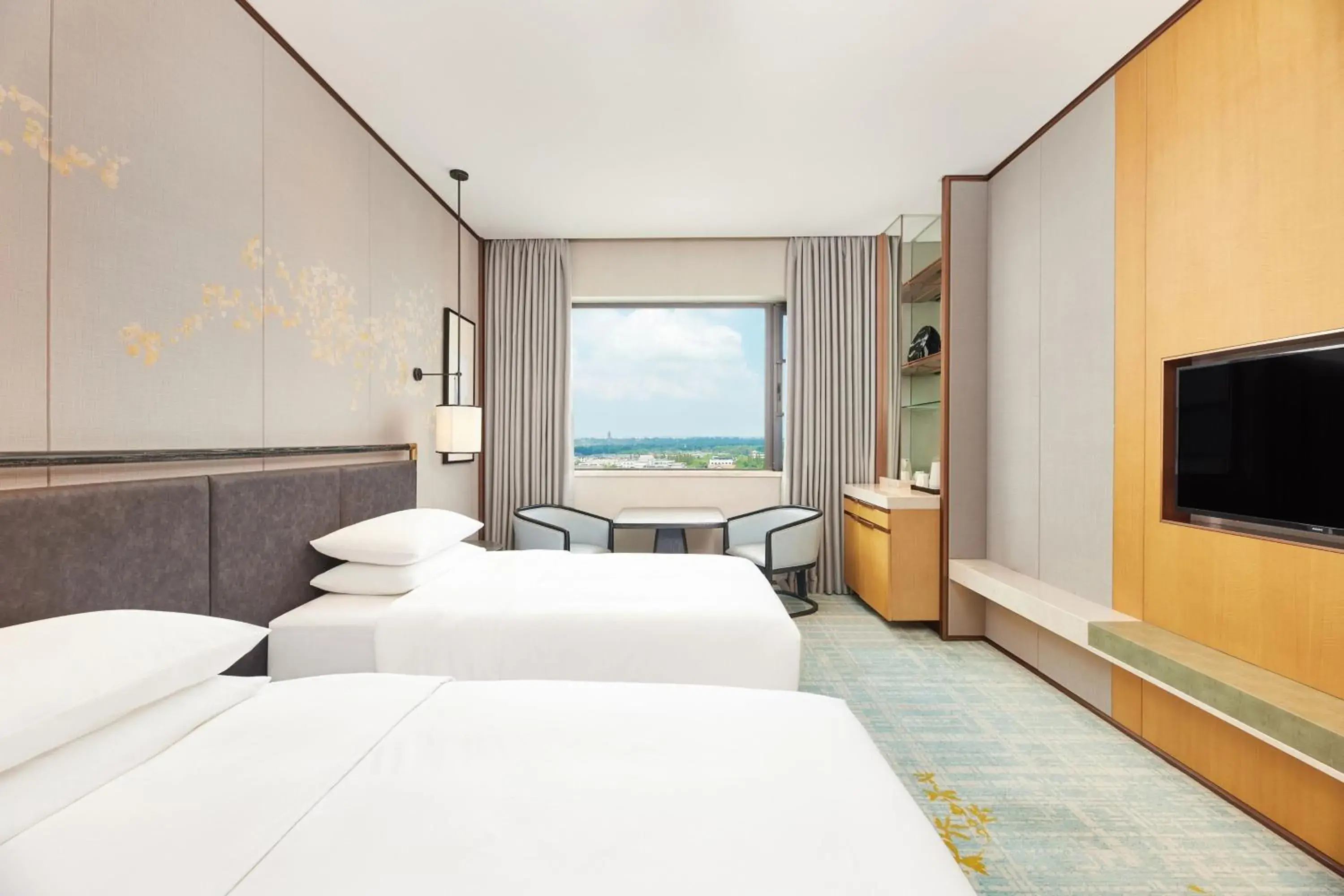Selected Twin Room - High Floor in Courtyard by Marriott Yangzhou Selected Twin Room - High Floor in Courtyard by Marriott Yangzhou