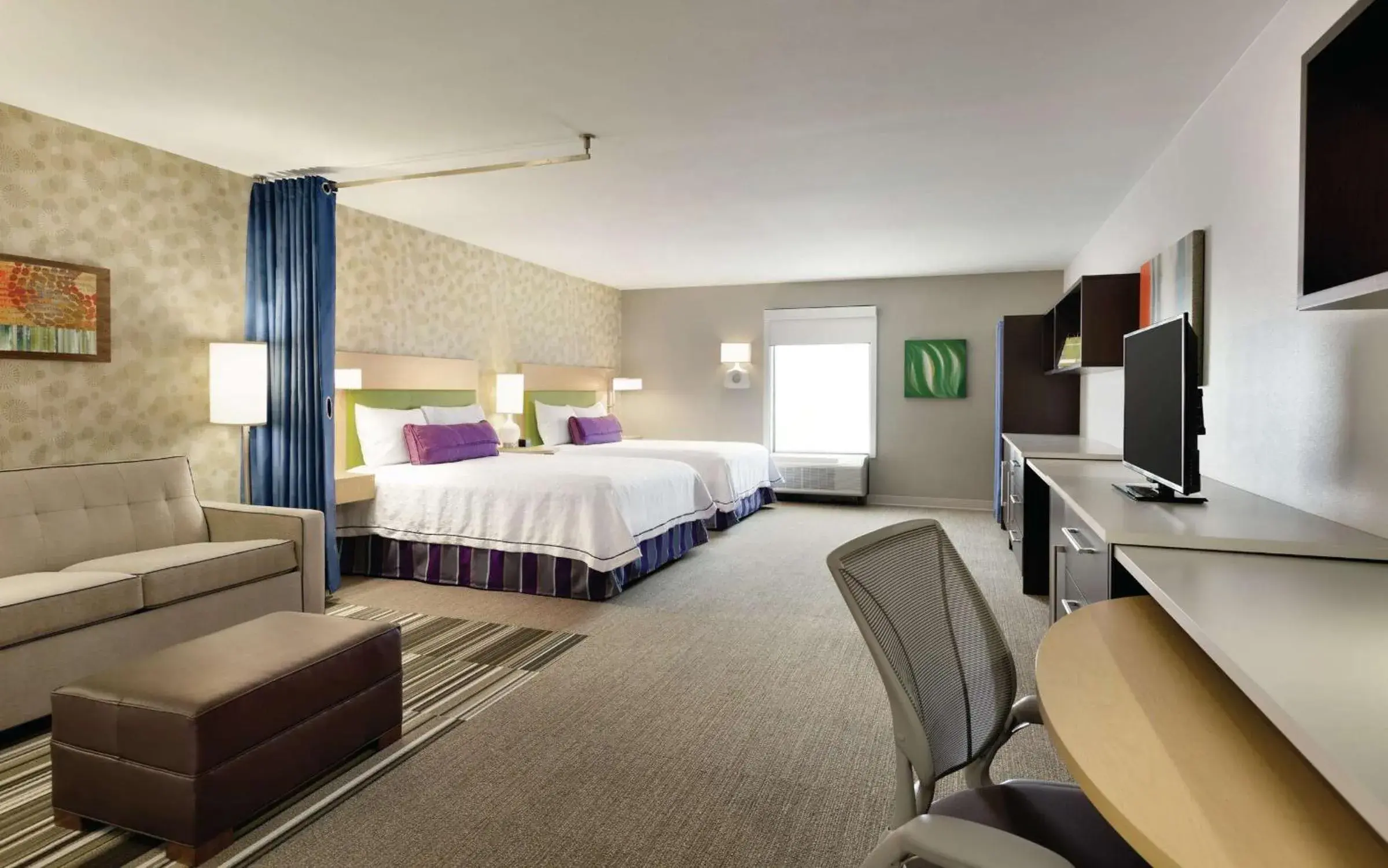 Queen Studio with Two Queen Beds - Mobility Access/Non-Smoking in Home2 Suites By Hilton Macon I-75 North Queen Studio with Two Queen Beds - Mobility Access/Non-Smoking in Home2 Suites By Hilton Macon I-75 North