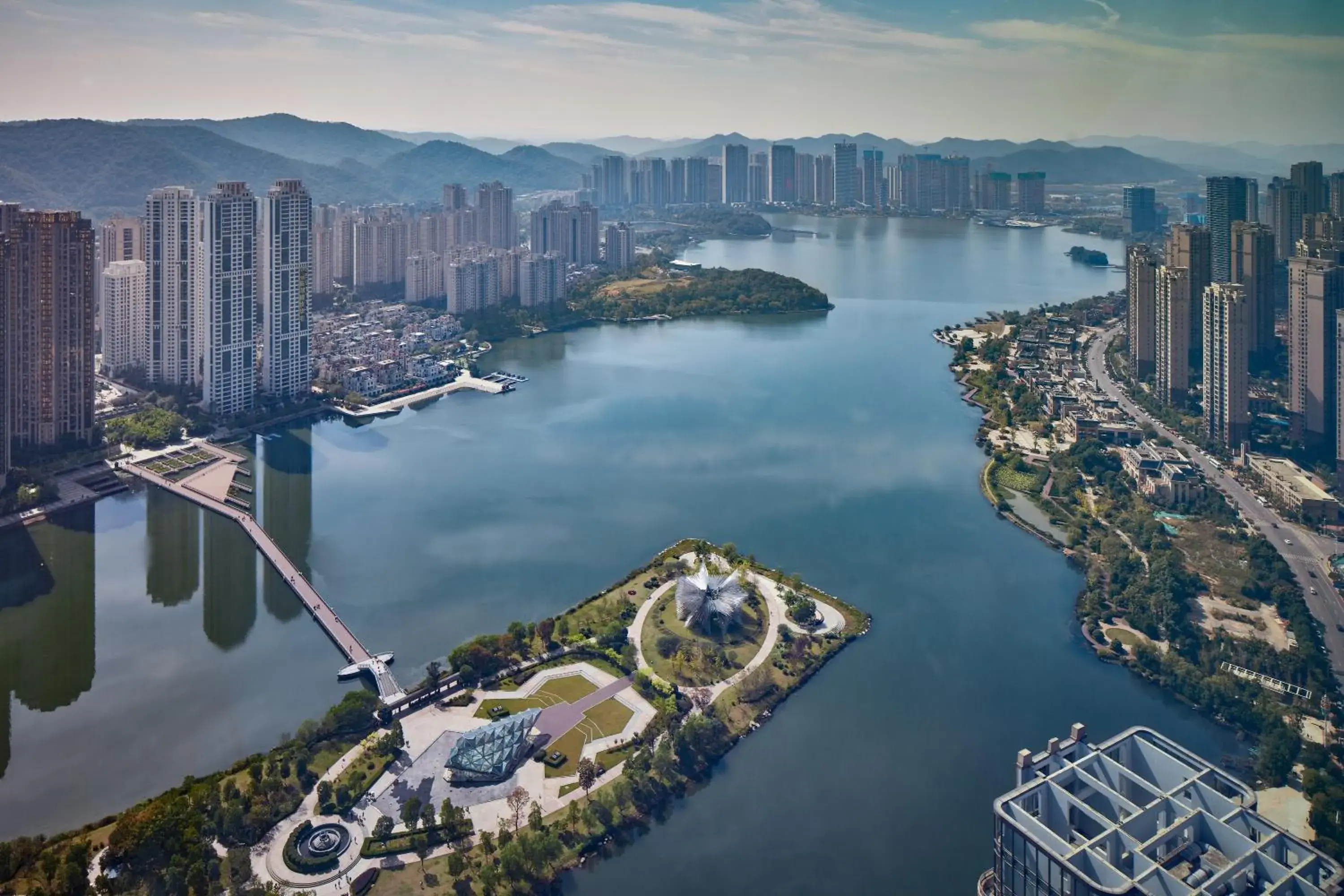 Grand Deluxe Room, Guest room, 1 King, Lake view in Meixi Lake Hotel, a Luxury Collection Hotel, Changsha Grand Deluxe Room, Guest room, 1 King, Lake view in Meixi Lake Hotel, a Luxury Collection Hotel, Changsha