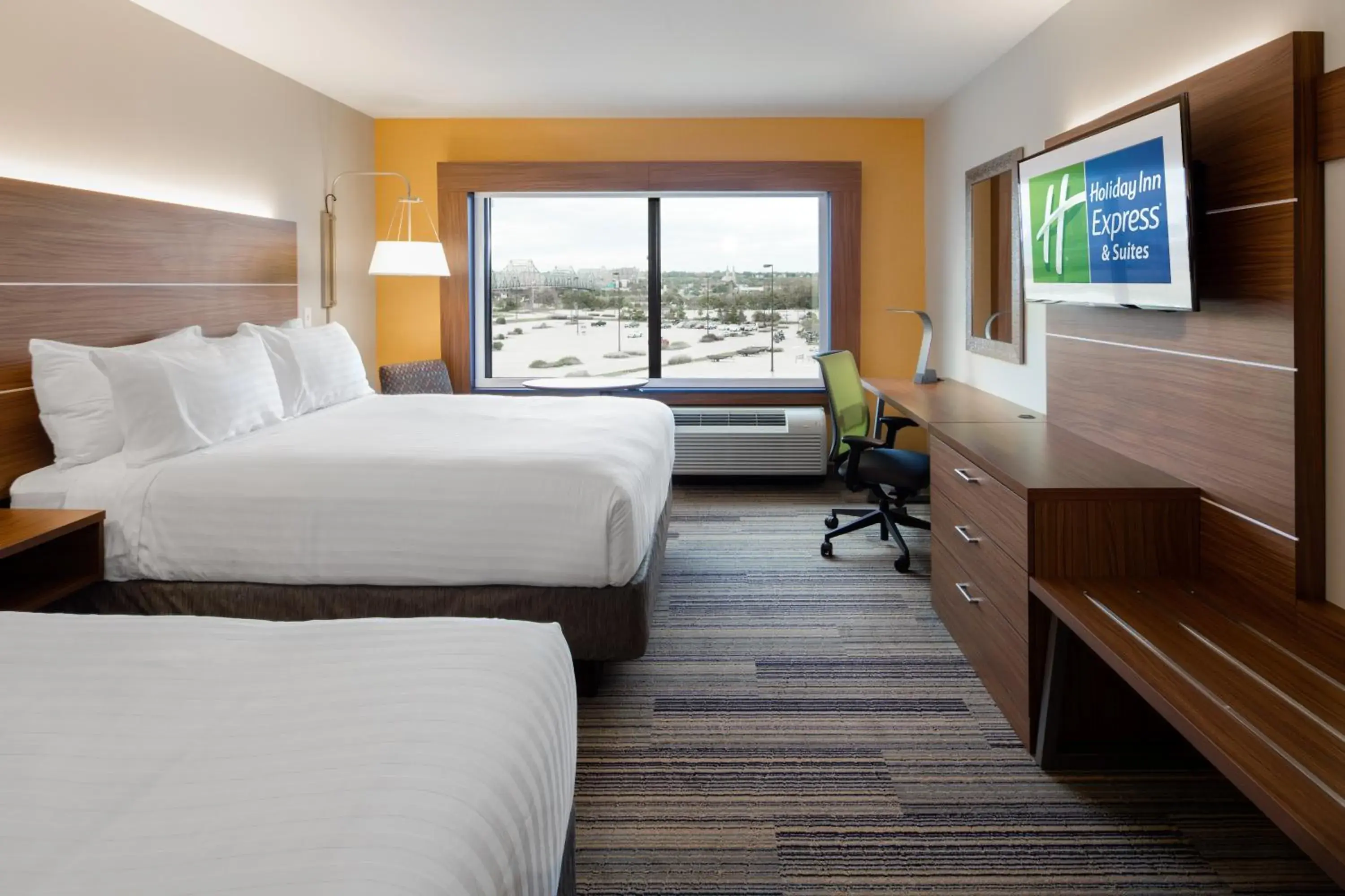 Double Room with Two Double Beds - Hearing Accessible/Non-Smoking in Holiday Inn Express East Peoria - Riverfront by IHG Double Room with Two Double Beds - Hearing Accessible/Non-Smoking in Holiday Inn Express East Peoria - Riverfront by IHG