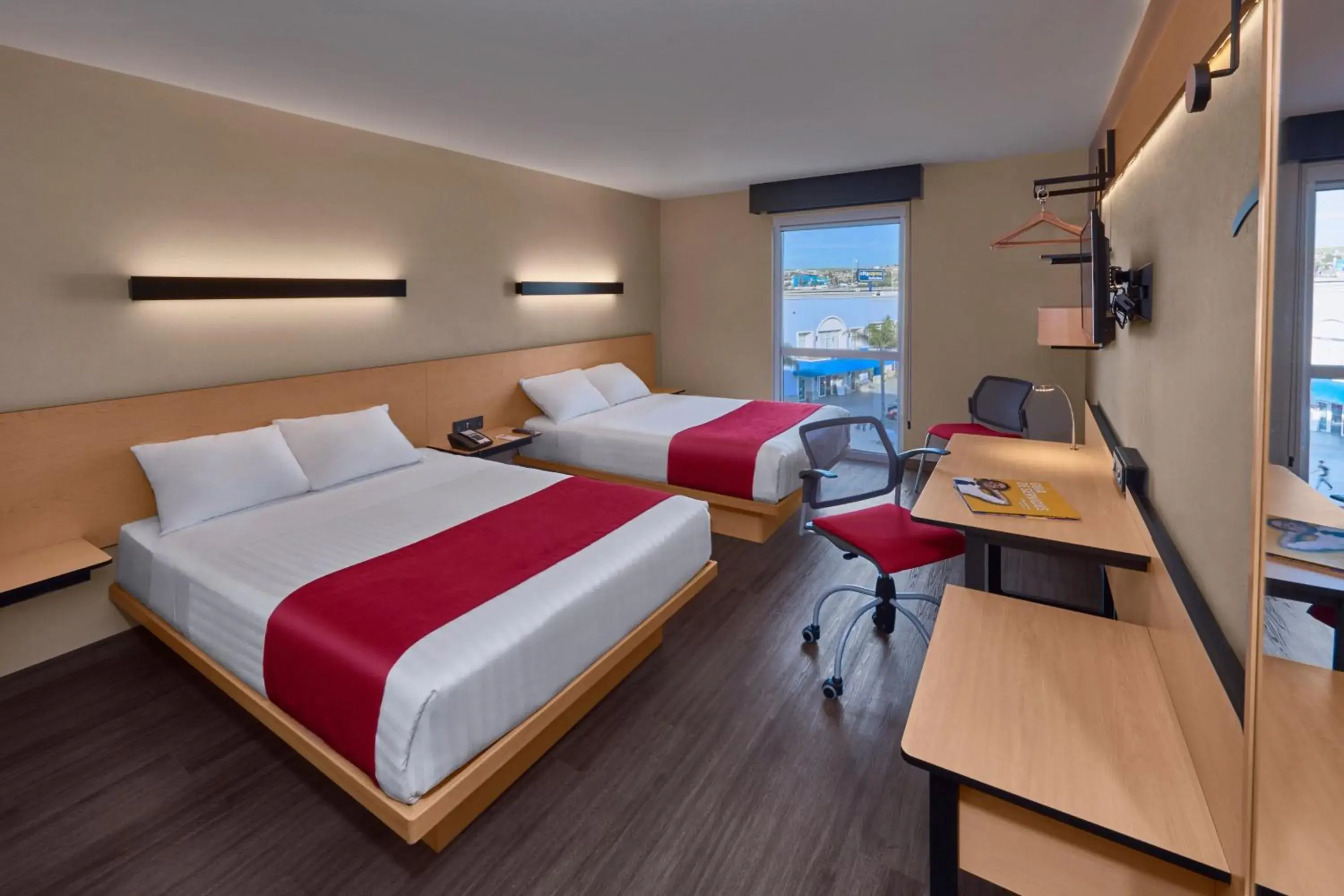 Double Room with Two Double Beds in City Express by Marriott Rosarito Double Room with Two Double Beds in City Express by Marriott Rosarito