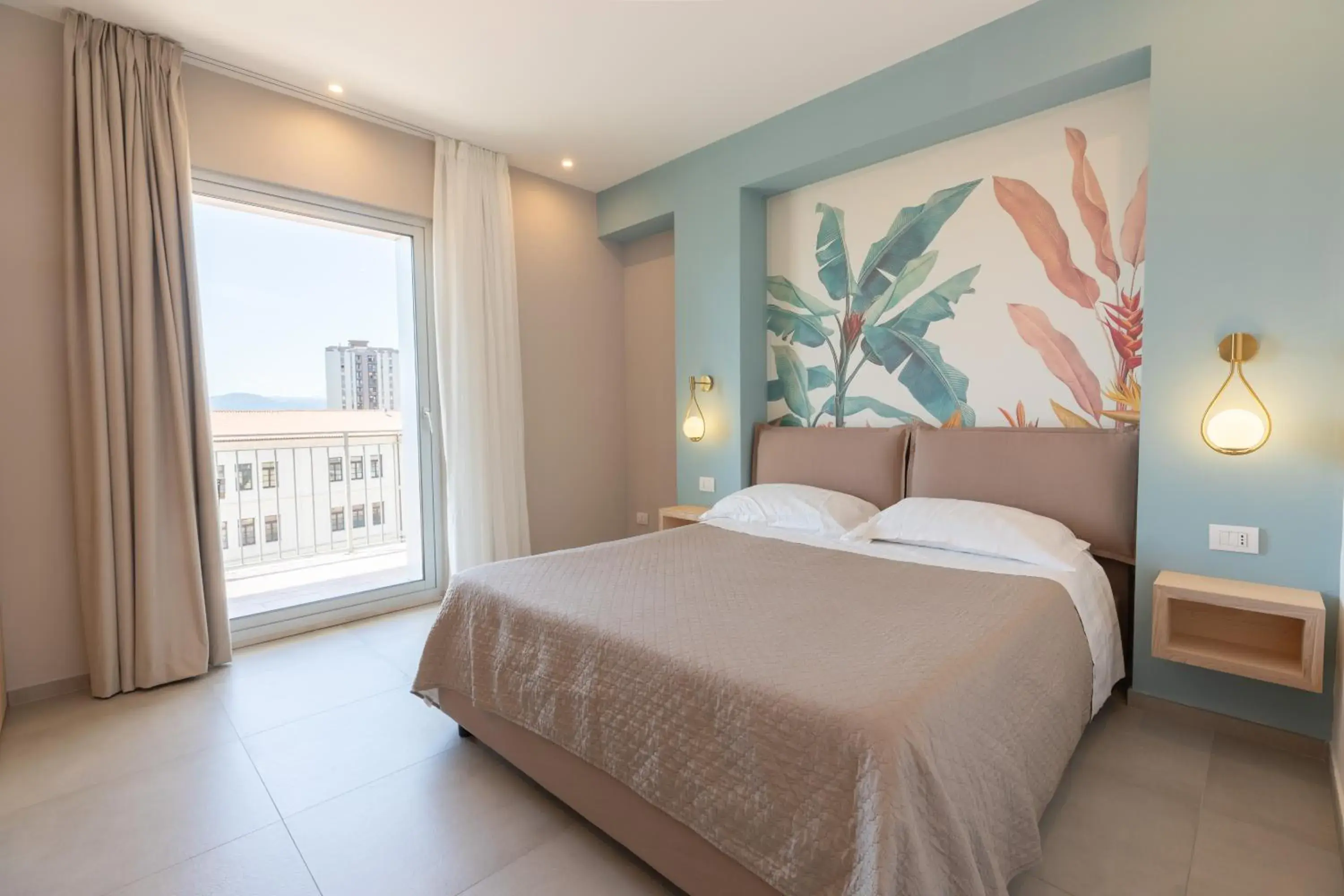 Deluxe Double Room with Balcony and Sea View in Antares Rooms and Suites Deluxe Double Room with Balcony and Sea View in Antares Rooms and Suites