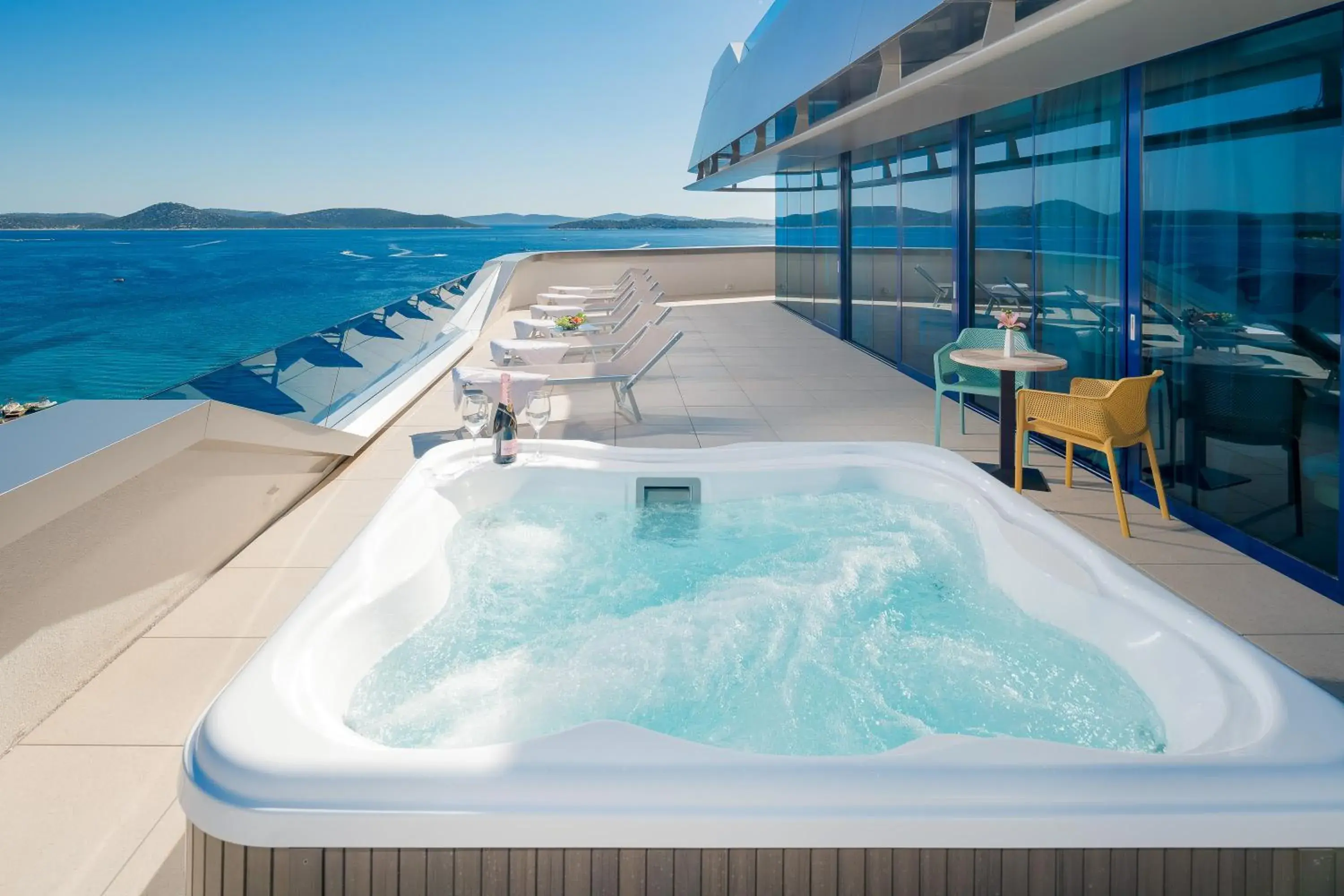 Executive Grand Spa Suite with Sea View in Hotel Olympia Sky Executive Grand Spa Suite with Sea View in Hotel Olympia Sky