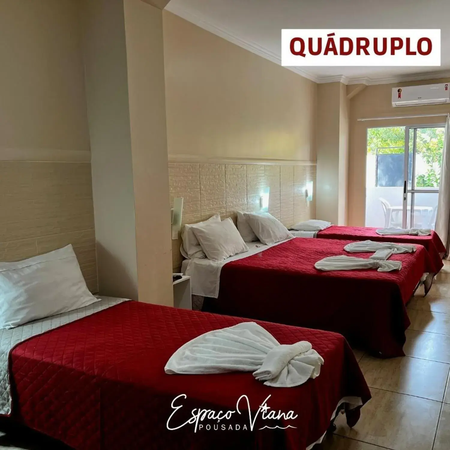 Quadruple Room in Espaço Viana Quadruple Room in Espaço Viana