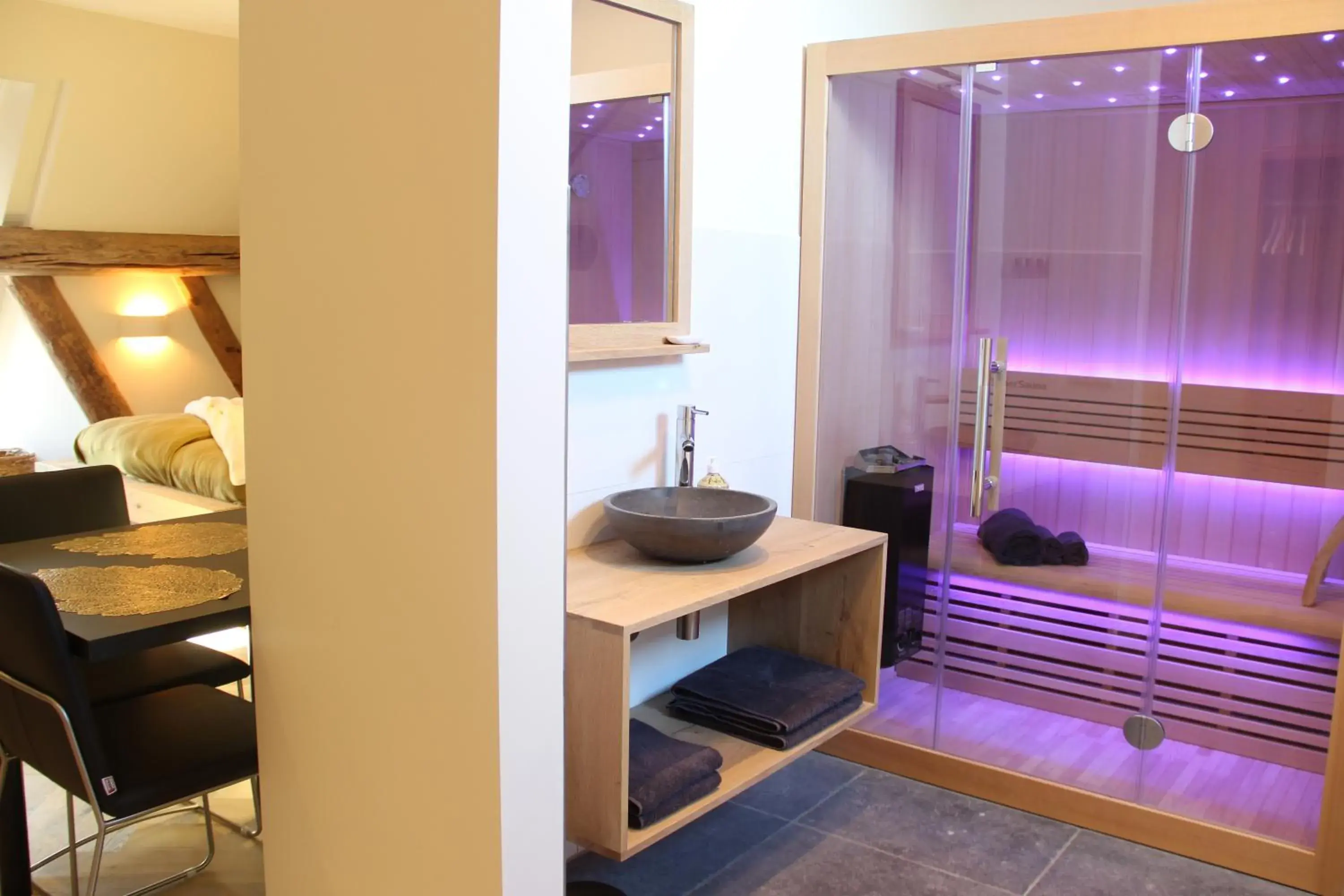 Superior Studio with Sauna in B&B Idylle aan Zee incl 2 Wellnessstudios Superior Studio with Sauna in B&B Idylle aan Zee incl 2 Wellnessstudios